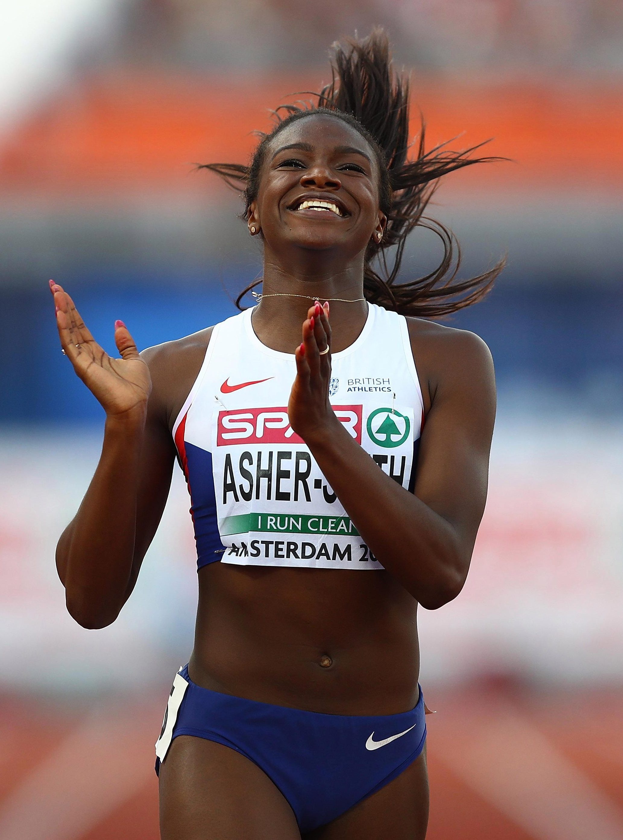 Dina Asher-Smith, 4x100m relay, Comeback, World championship trials, 2070x2790 HD Phone