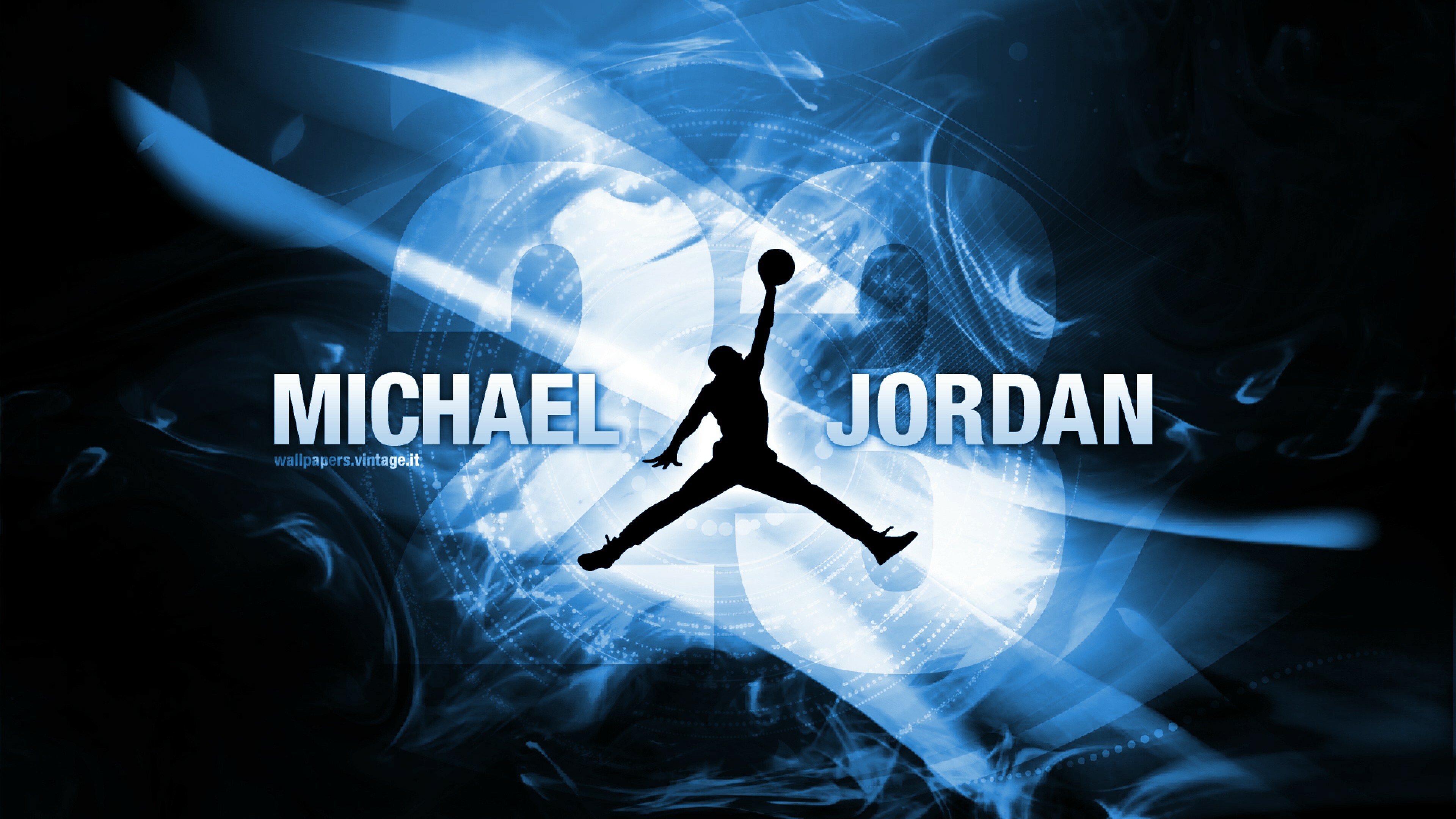 Michael Jordan: The principal owner and chairman of the Charlotte Hornets. 3840x2160 4K Background.