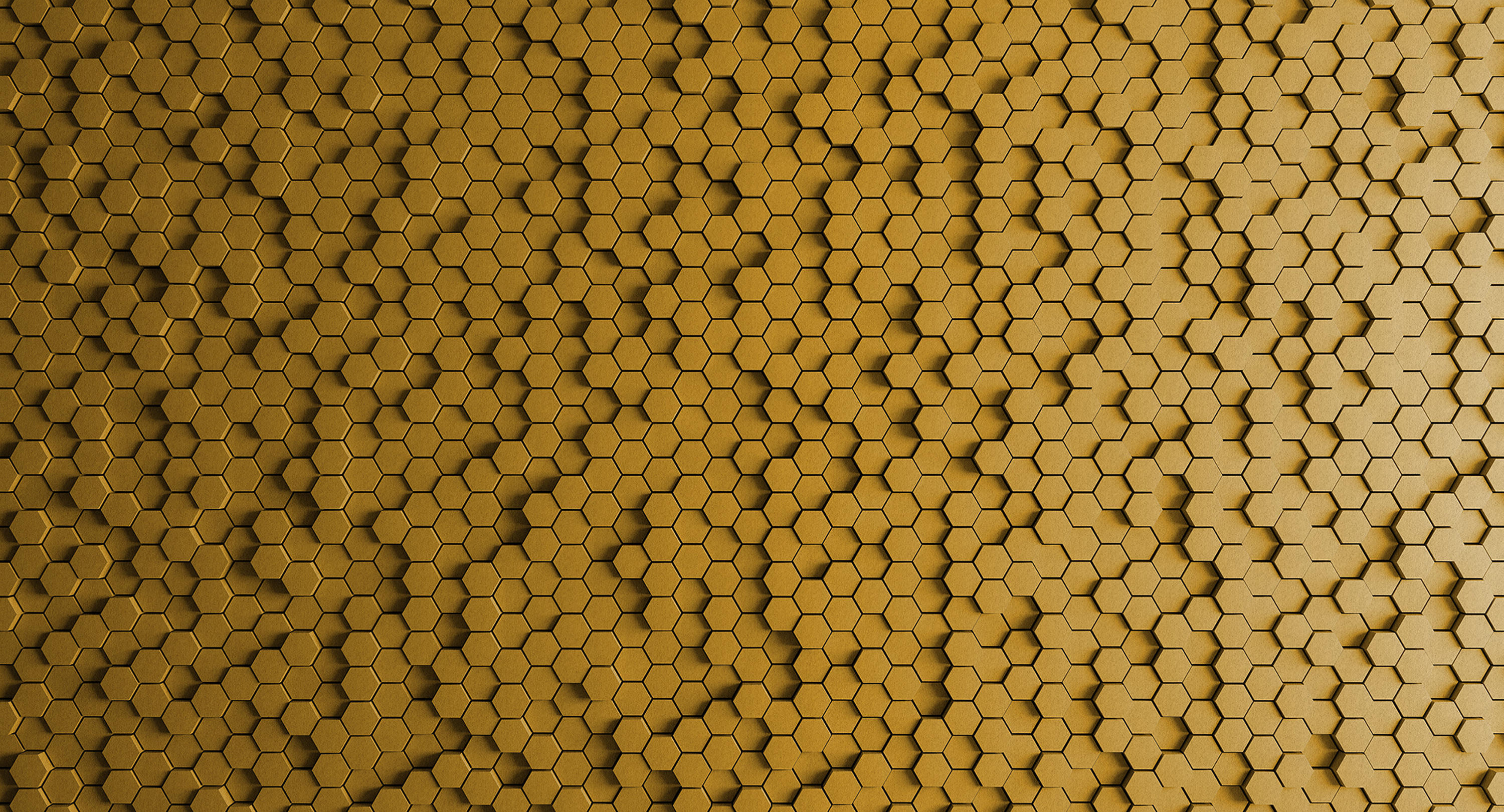 Walls by Patel 2, Honeycomb wallpaper, Architectural element, Modern interior, 3000x1620 HD Desktop