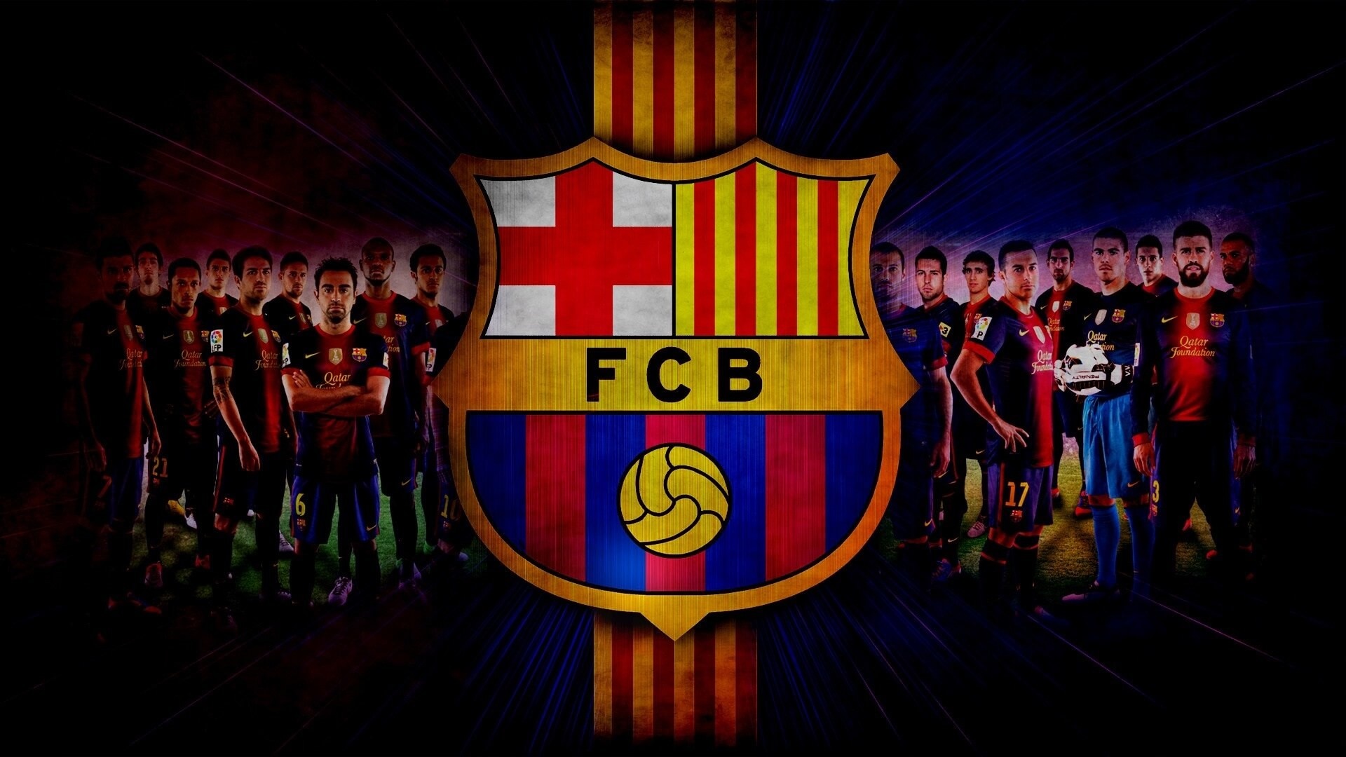 FC Barcelona, Wallpaper collection, Club logo, 1920x1080 Full HD Desktop