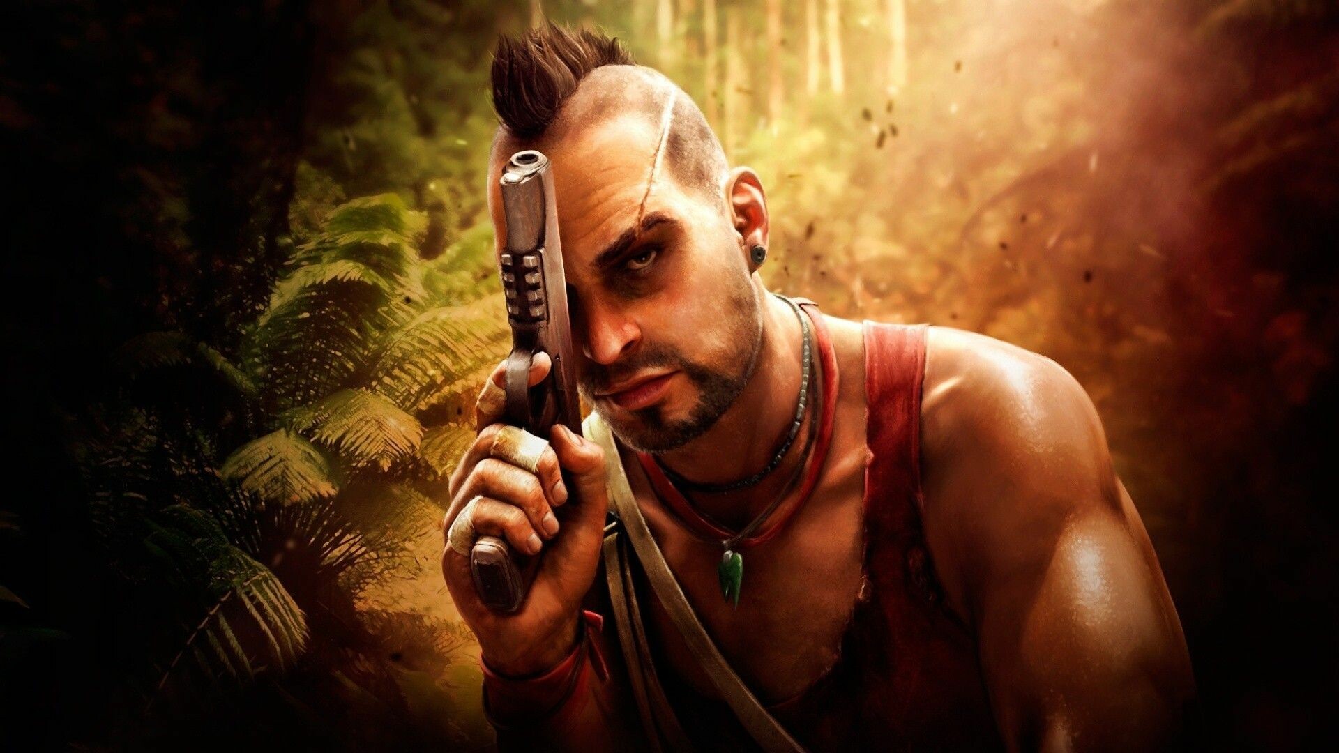 Far Cry 3: Vaas, A character from Ubisoft's video game franchise. 1920x1080 Full HD Wallpaper.