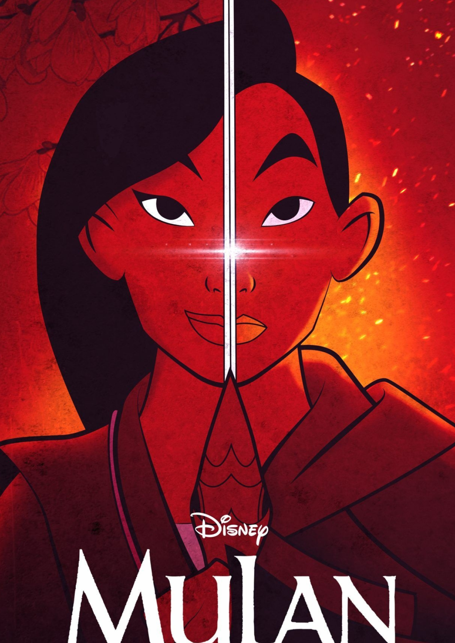 Mulan (1998), Punk-style artwork, Animated movie posters, Disney magic, 1500x2130 HD Phone