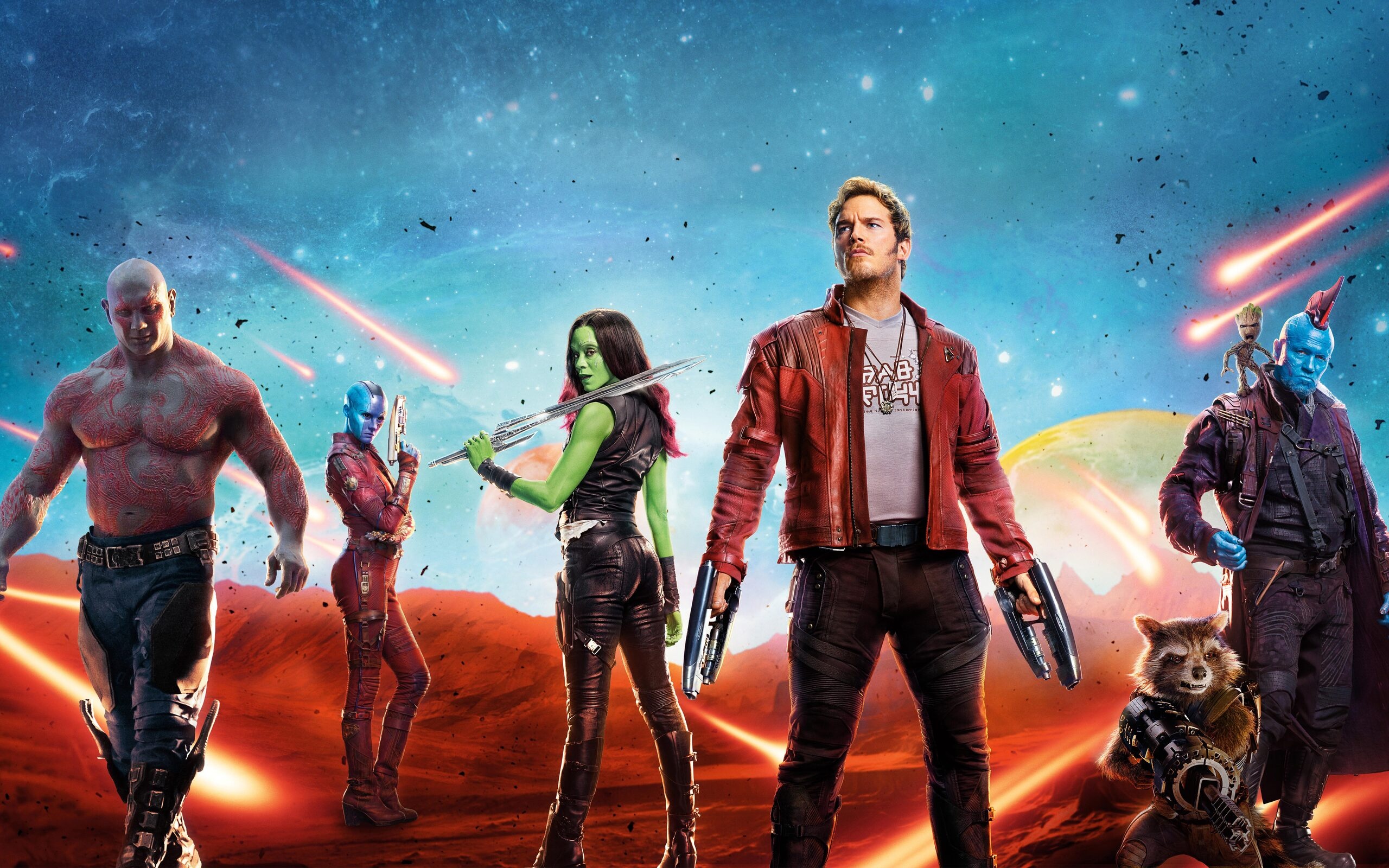 Guardians of the Galaxy, Cast, 8k resolution, HD wallpapers, 2560x1600 HD Desktop