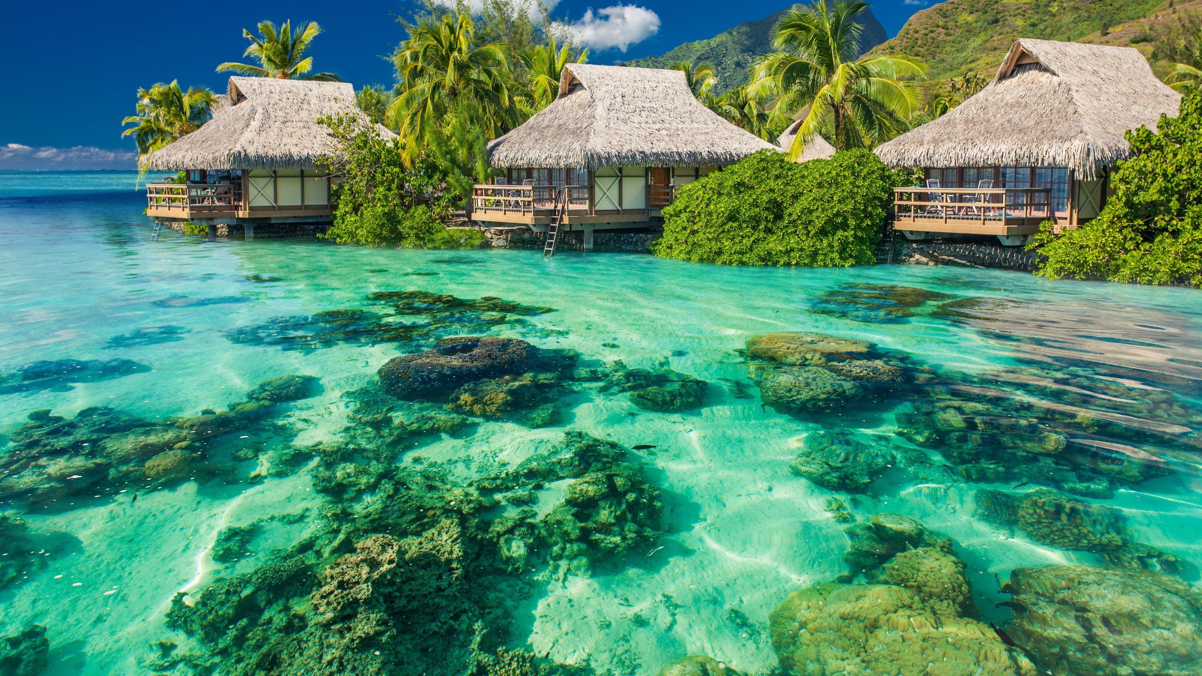 French Polynesia, Travels, Beautiful islands, Captivating landscapes, 3840x2160 4K Desktop
