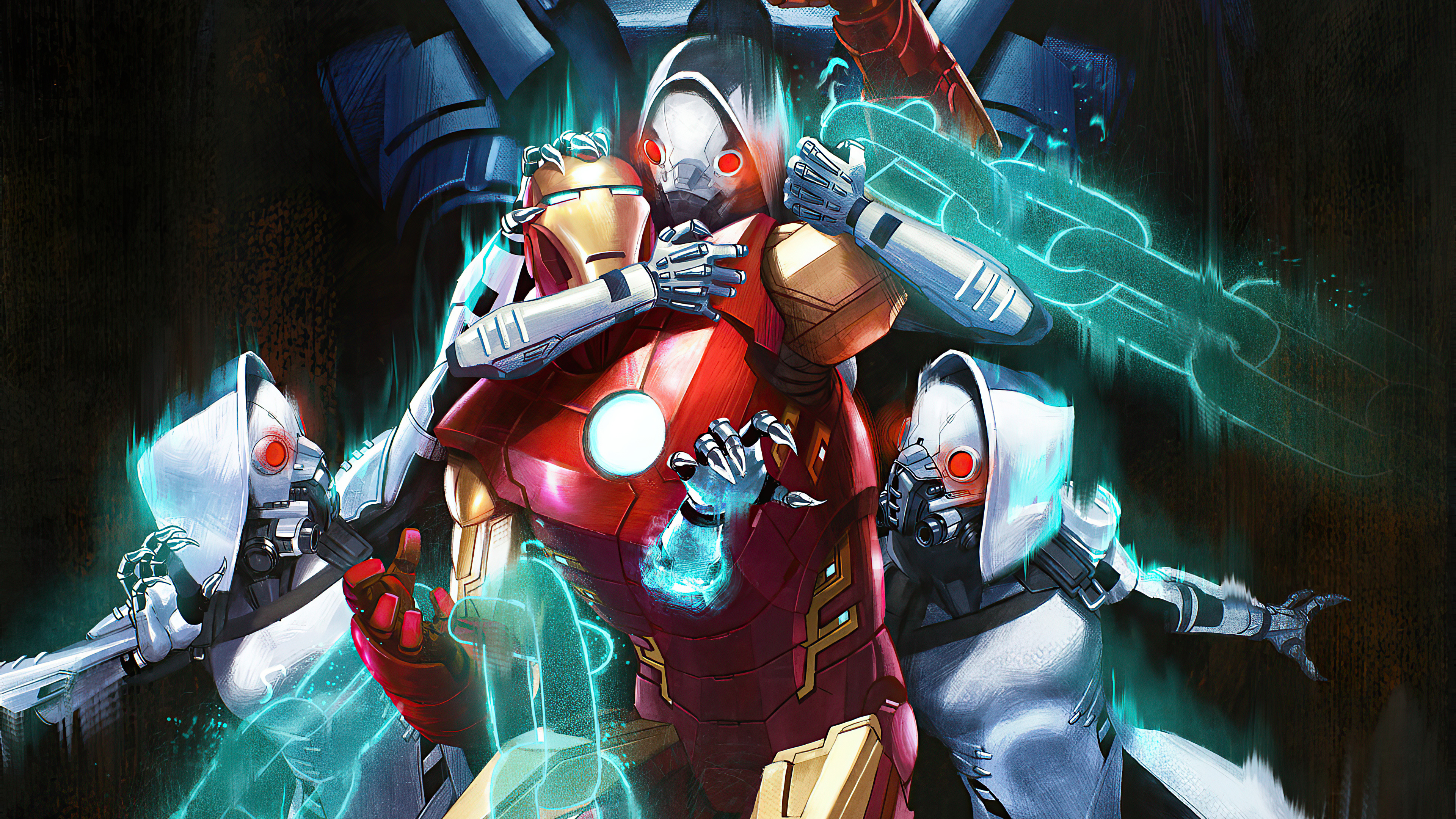 Iron Man, Ghost, Corporate espionage, 4K wallpaper, 3840x2160 4K Desktop