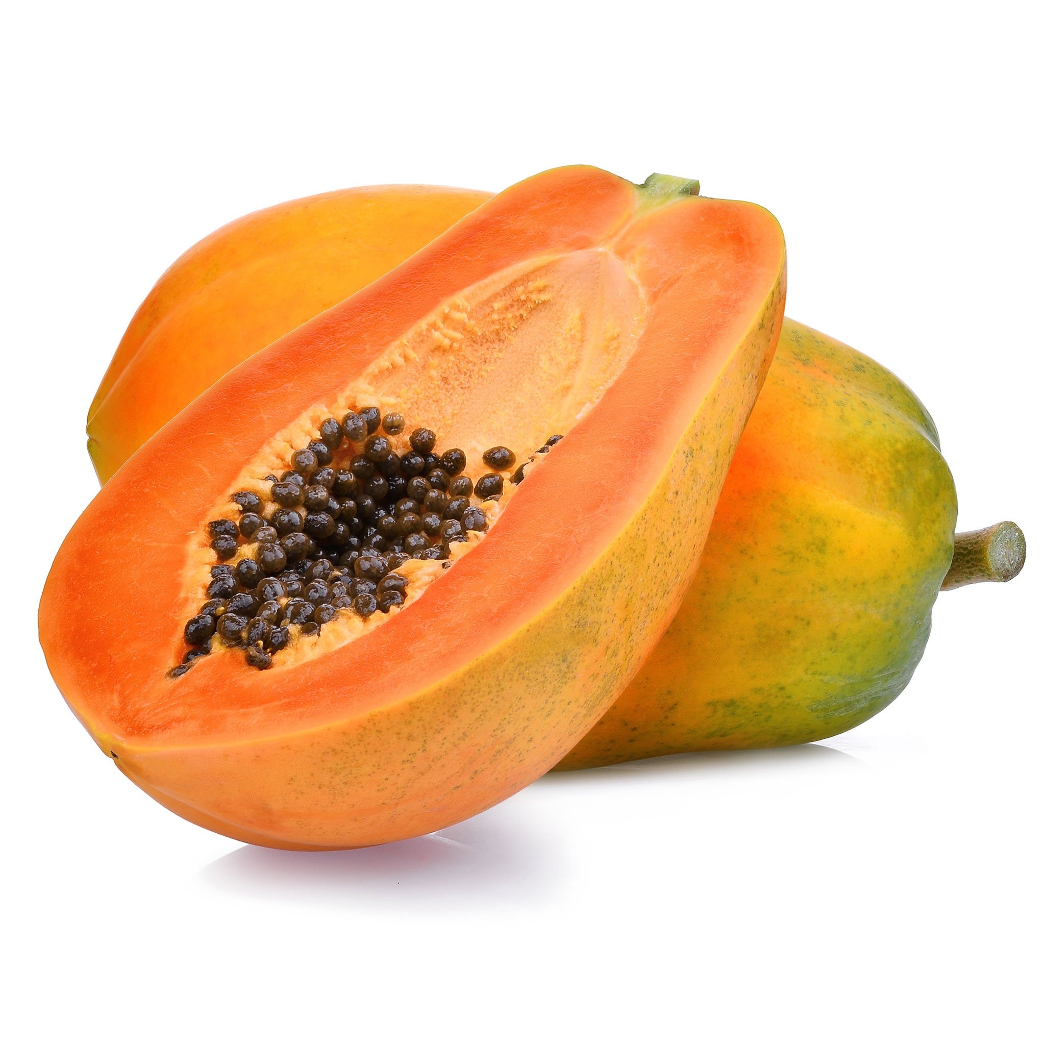 Papaya: A soft, fleshy fruit, Natural foods. 2050x2050 HD Wallpaper.