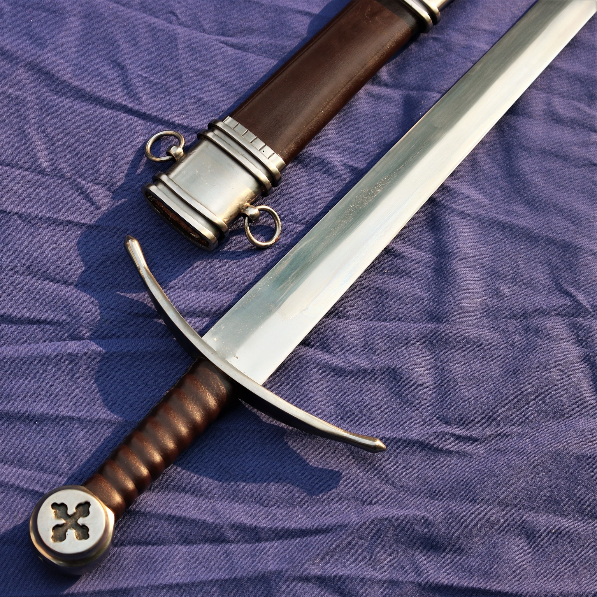 Medieval sword, Maltese knight hospitallers, 2050x2050 HD Phone