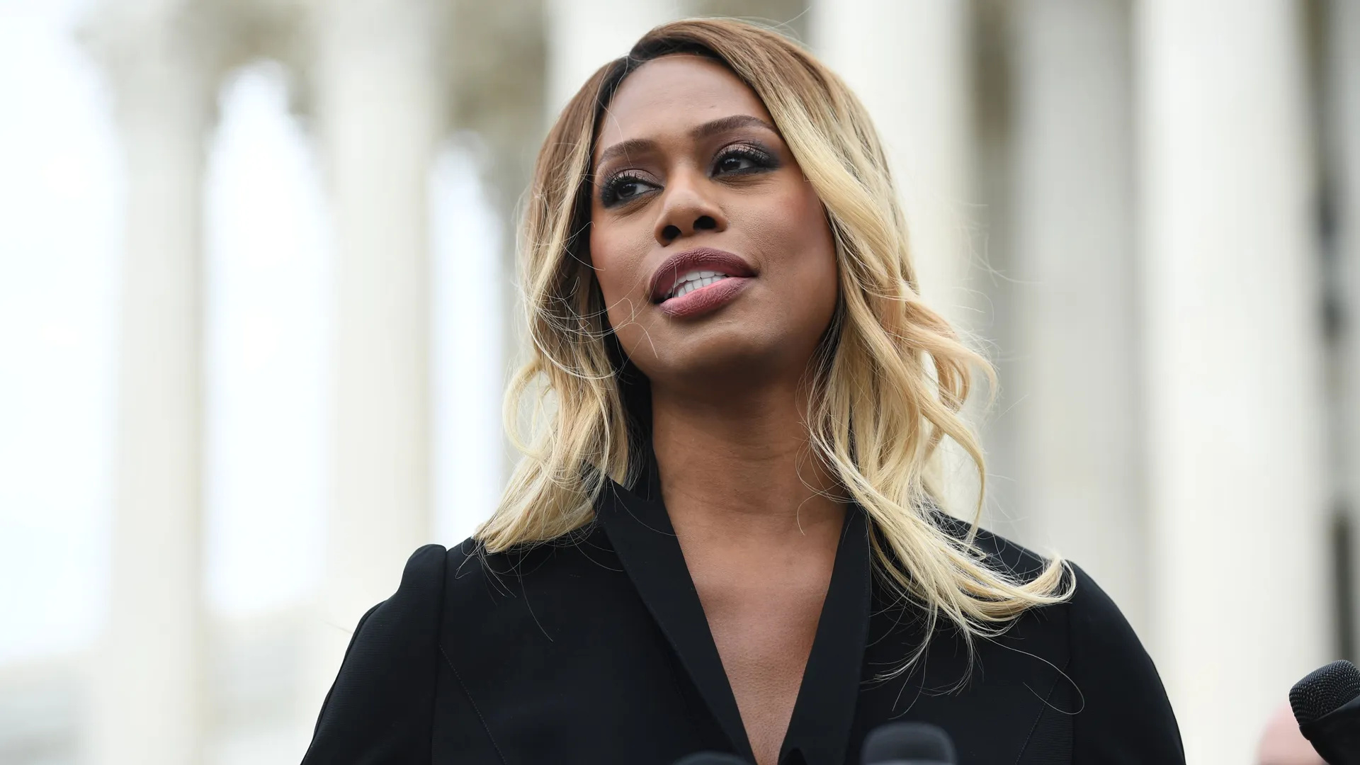Laverne Cox, Defending trans humanity, Spreading awareness, Fighting for acceptance, 1920x1080 Full HD Desktop