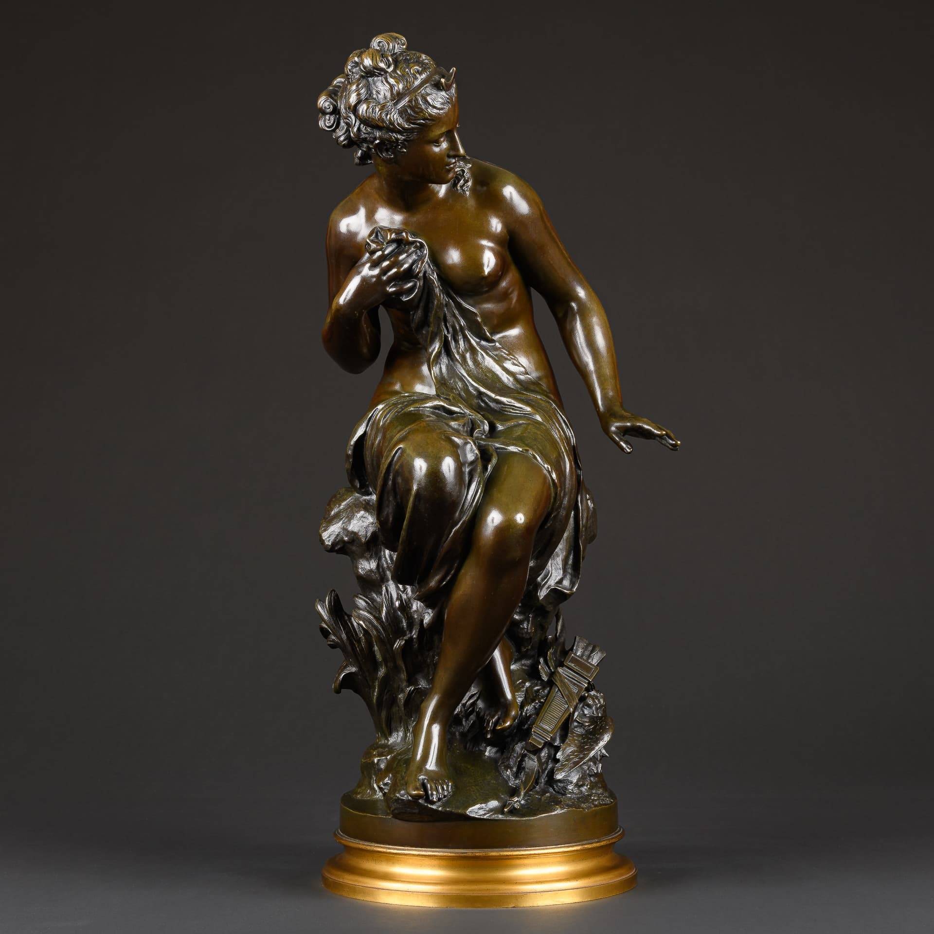 Bronze, Antique French sculptures, 1920x1920 HD Phone