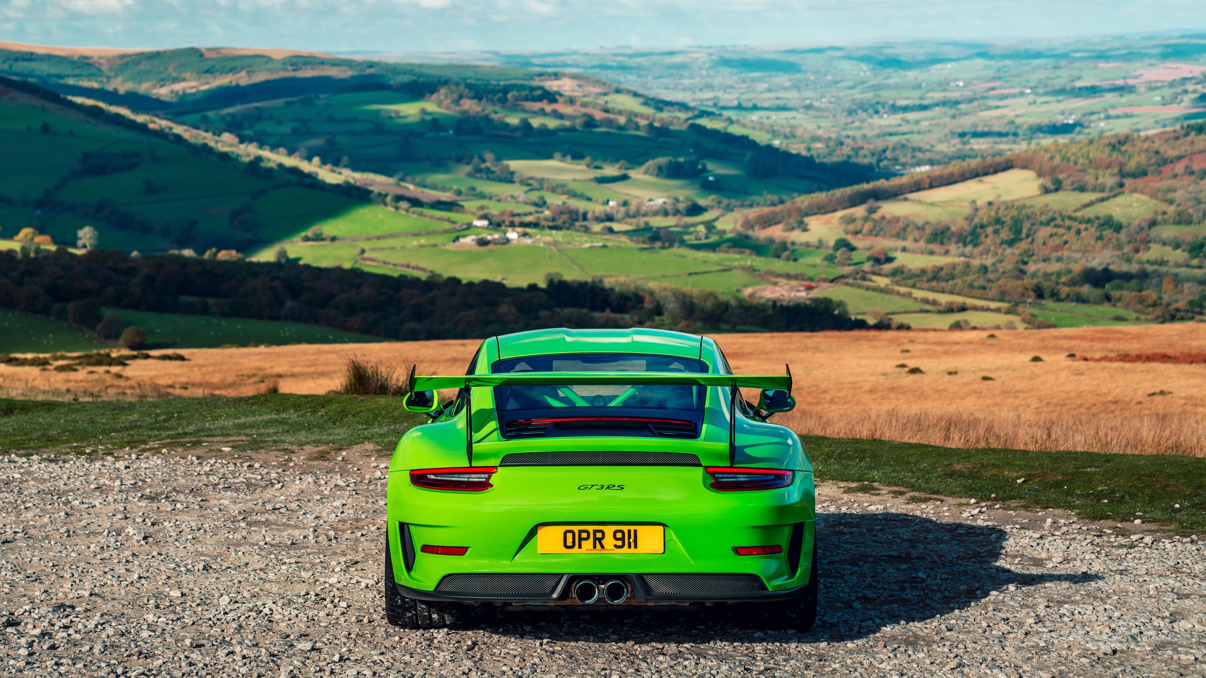 Porsche 911 GT3 RS, Top free backgrounds, 3840x2160 4K Desktop