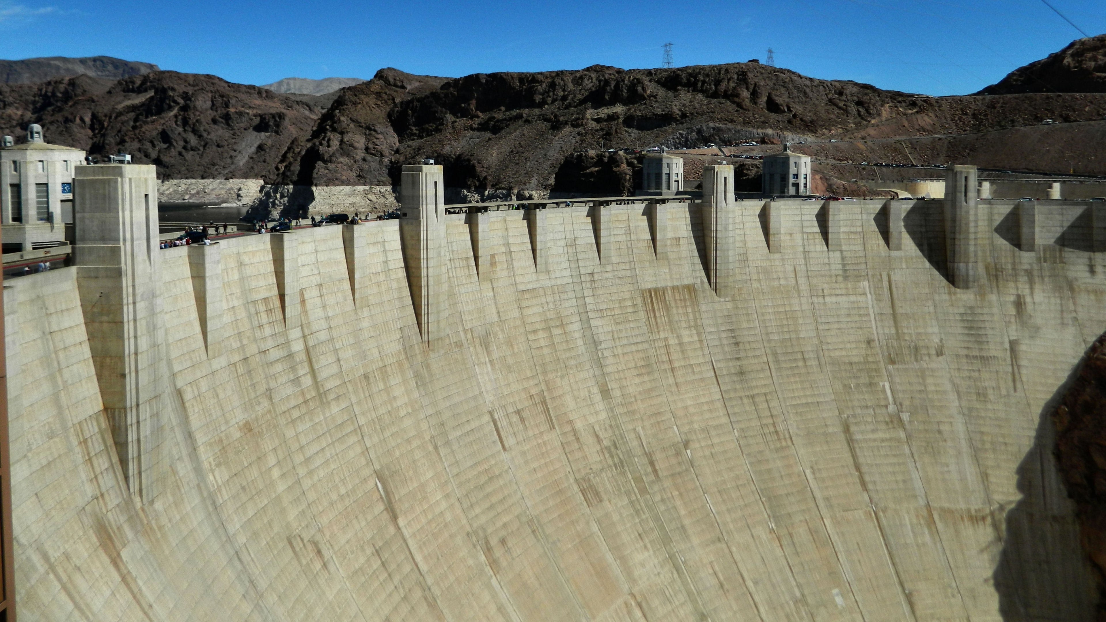 Hoover-Damm inmitten der Natur, 3840x2160 4K Desktop