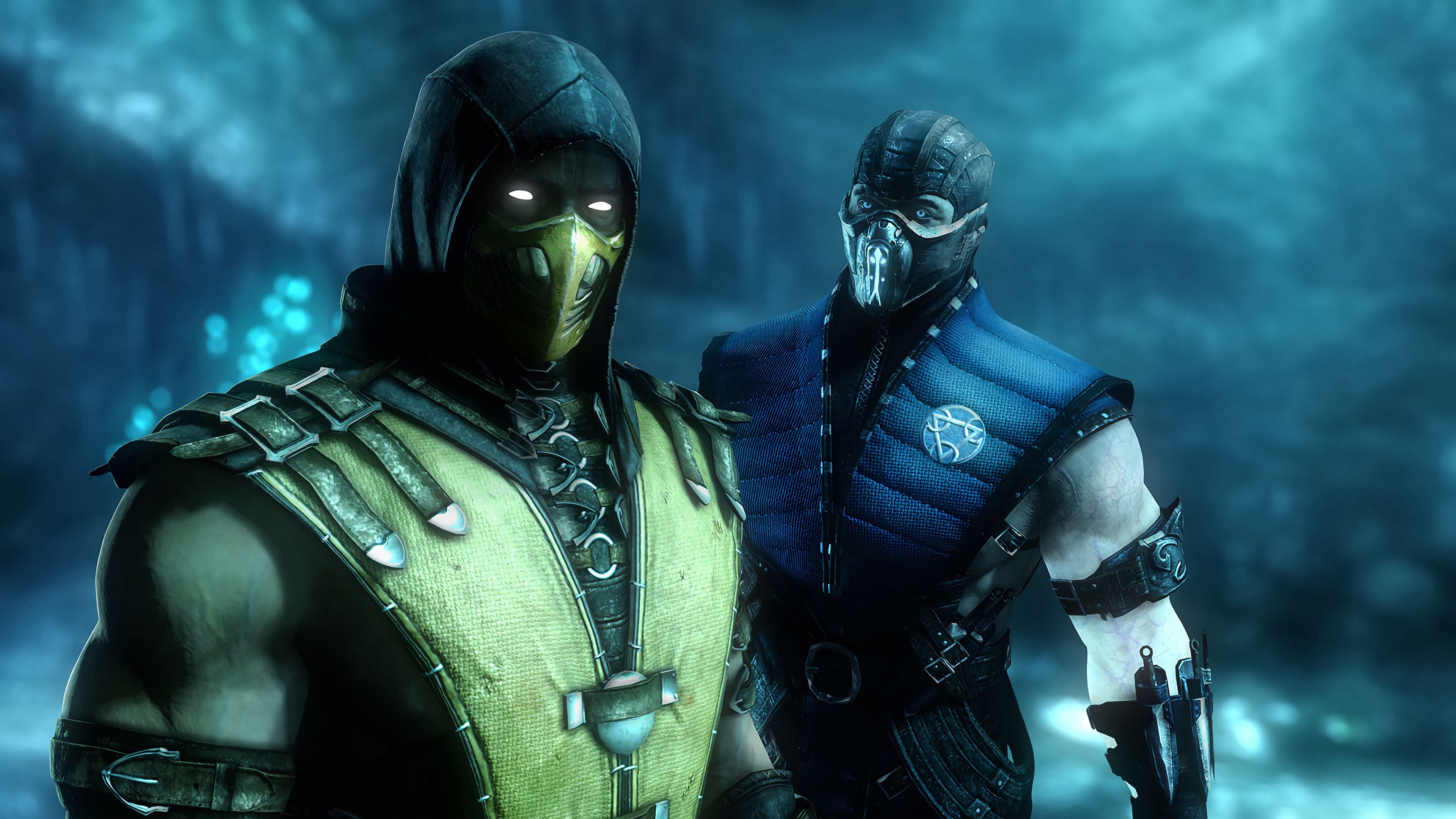 Sub-Zero and Scorpion, Mortal Kombat 4k, 3840x2160 4K Desktop