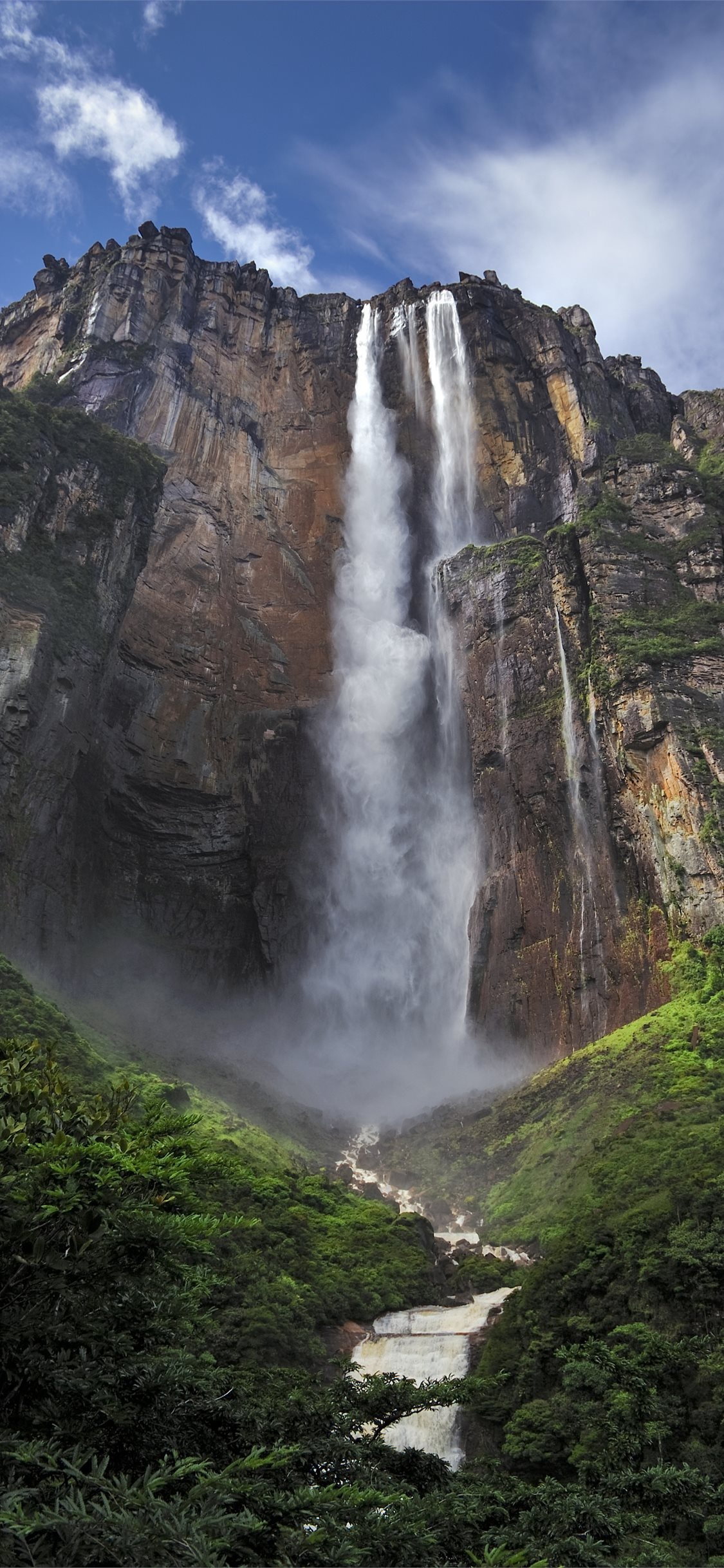 Angel Falls, iPhone HD wallpapers, Breathtaking views, 1130x2440 HD Phone