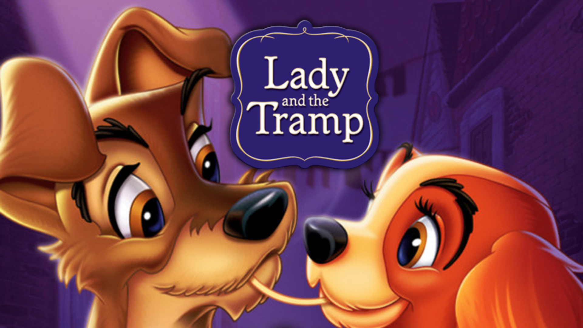Lady and the Tramp, 1955 Radio Times, Disney animated film, Iconic romantic tale, 1920x1080 Full HD Desktop