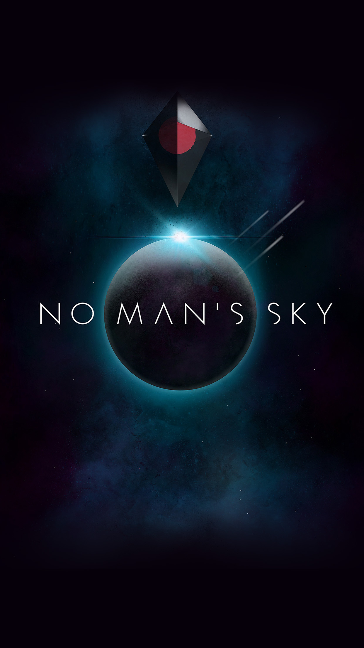 No Man's Sky, Dark space art, Gaming illustration, iPhone 11 wallpaper, 1250x2210 HD Phone