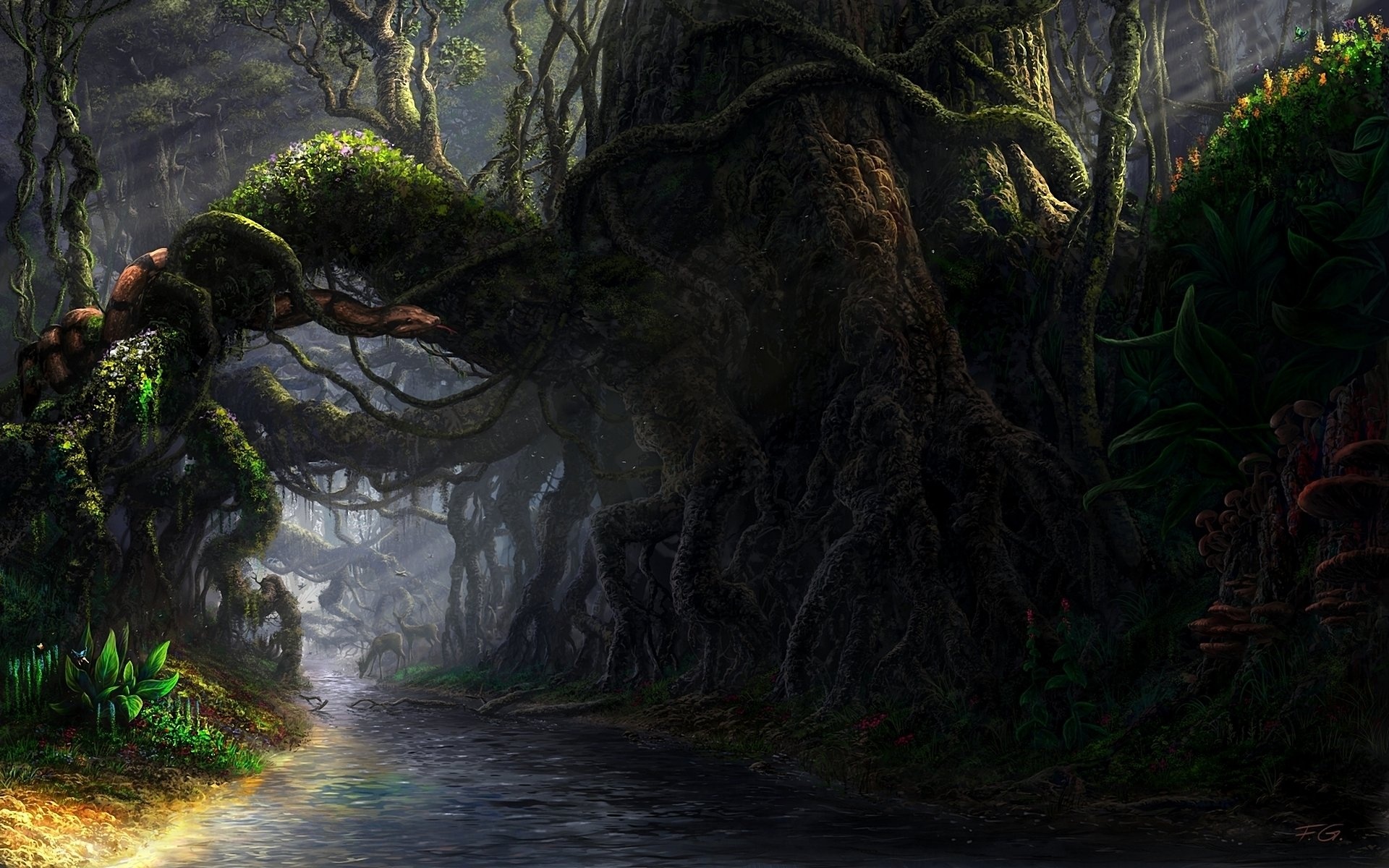 Forest, High Fantasy Wallpaper, 1920x1200 HD Desktop