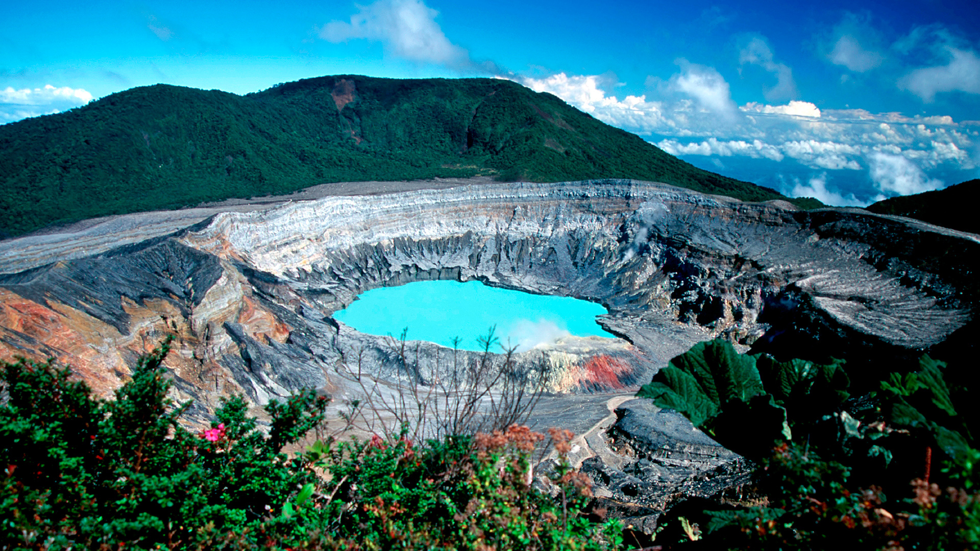 Poas National Park, Costa Rica volcano, Royal adventures, Natural wonder, 1920x1080 Full HD Desktop