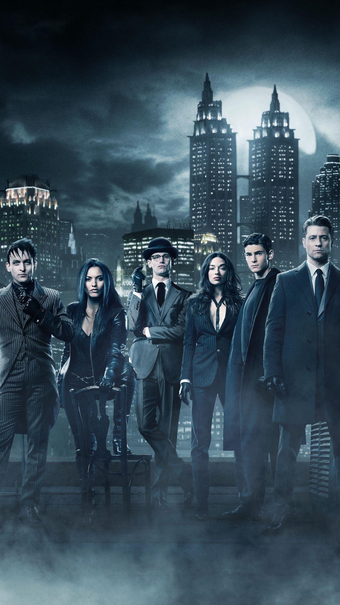 Gotham, Series wallpapers, Dark and captivating, Gotham City vigilantes, 1440x2560 HD Phone