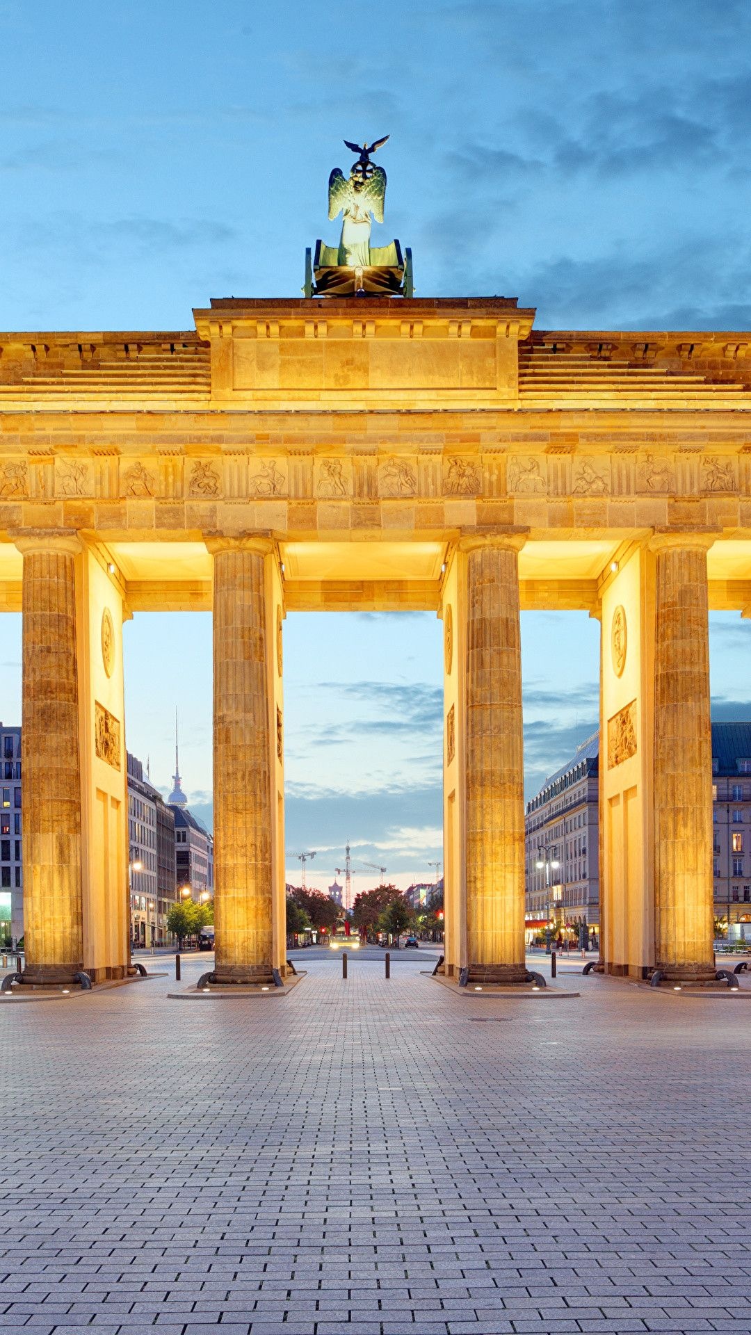 Brandenburg Gate, Berlin Wallpaper, Brandenburg, 1080x1920 Full HD Phone