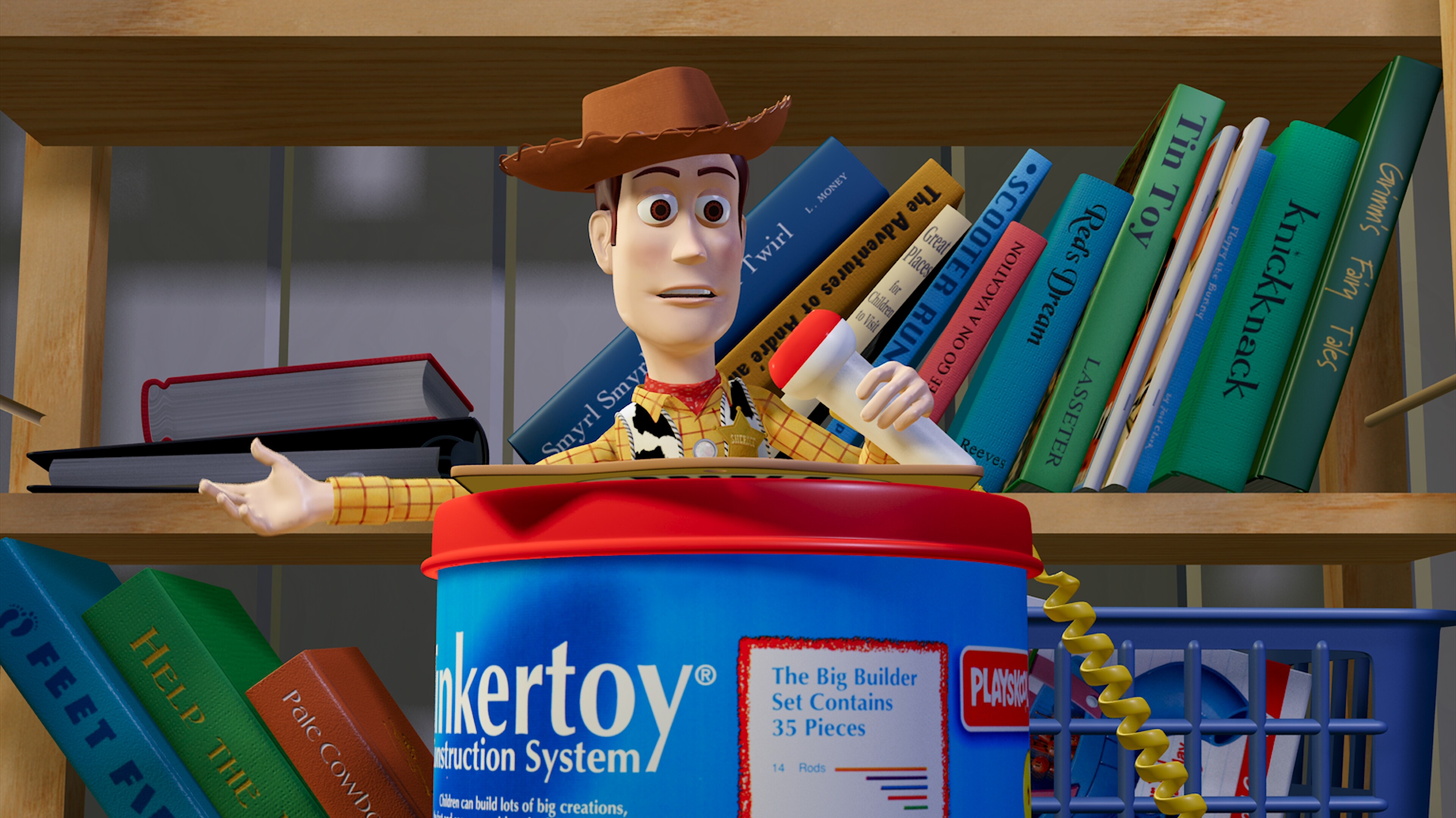 Toy Story: Sheriff Woody Pride, the protagonist of the Disney Pixar franchise. 3840x2160 4K Background.