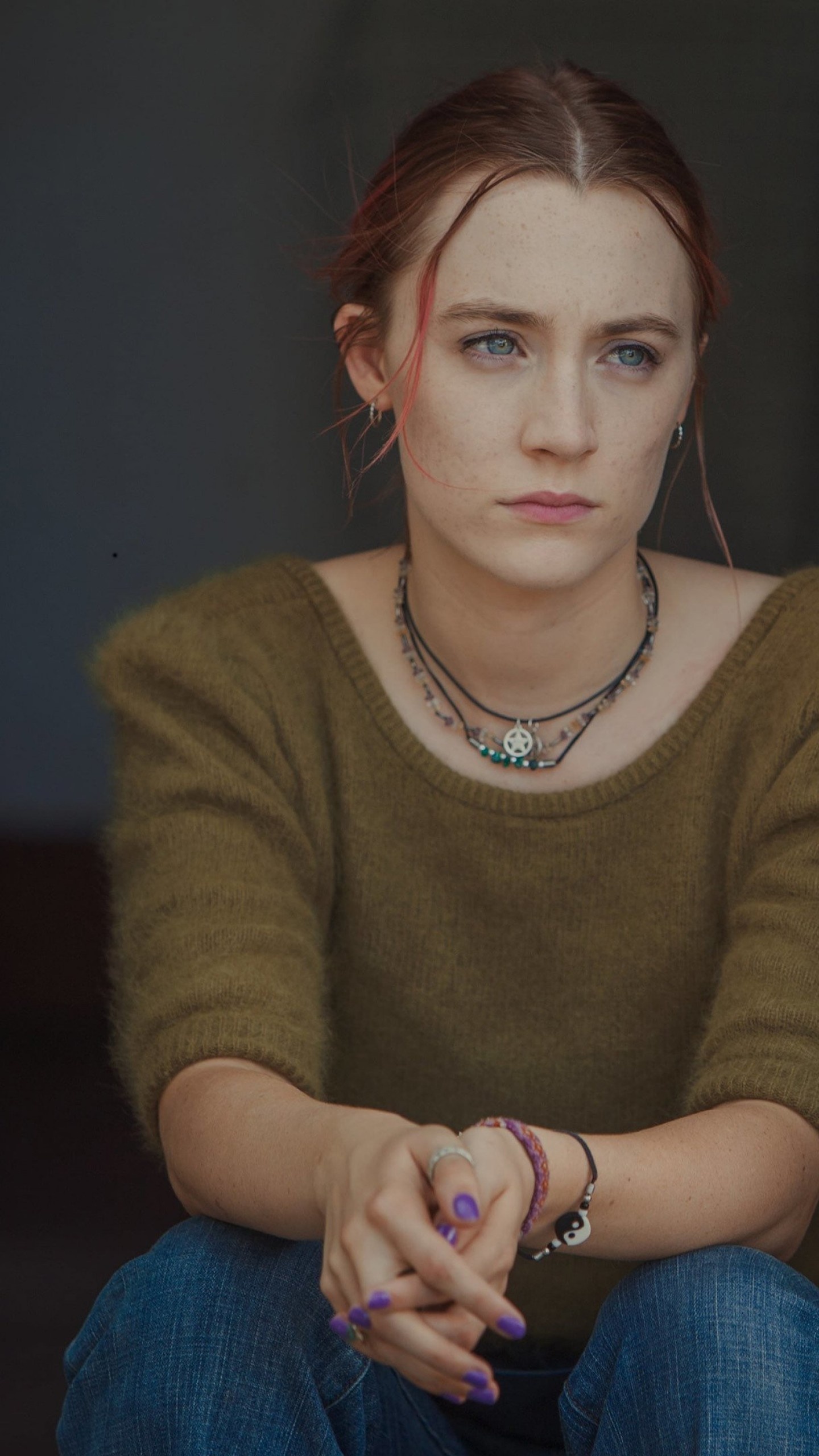 Lady Bird: The film stars Saoirse Ronan in the title role with Laurie Metcalf and Tracy Letts. 1440x2560 HD Wallpaper.