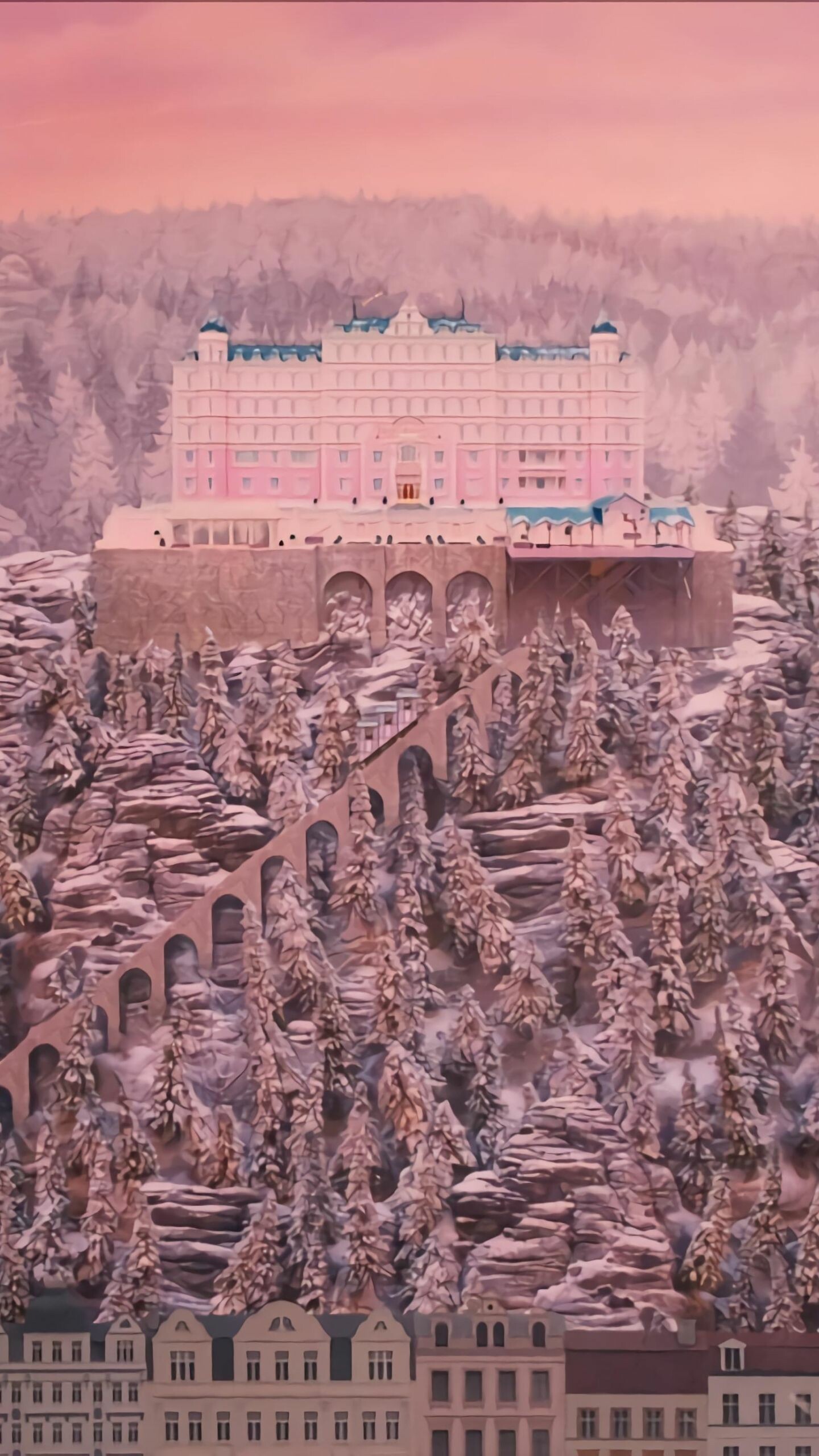 The Grand Budapest Hotel, Top free wallpapers, Scenic beauty, Enchanting atmosphere, 1440x2560 HD Phone