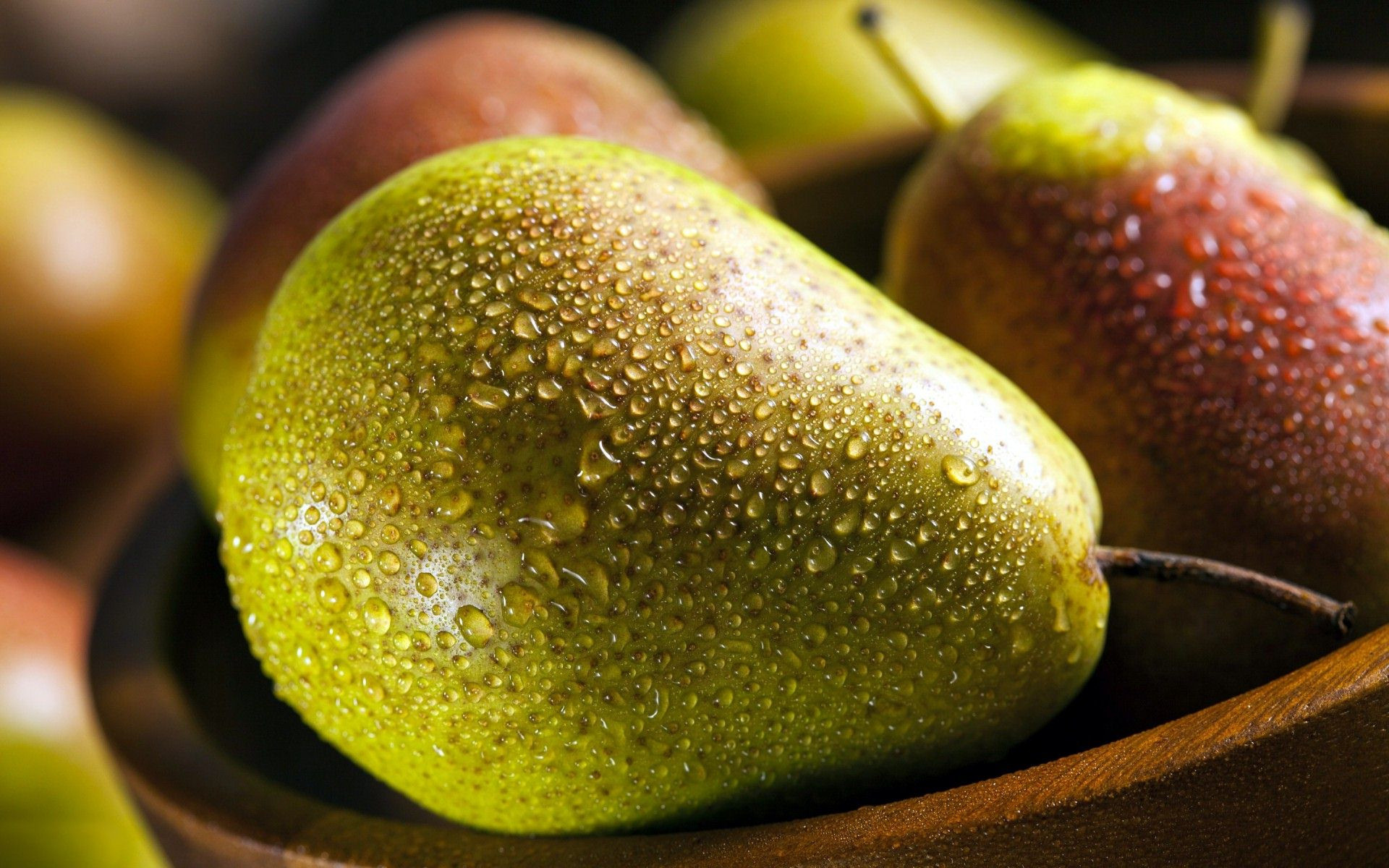 Pear fruit, Wallpaper background, Aesthetic appeal, Delicious and tempting, 1920x1200 HD Desktop