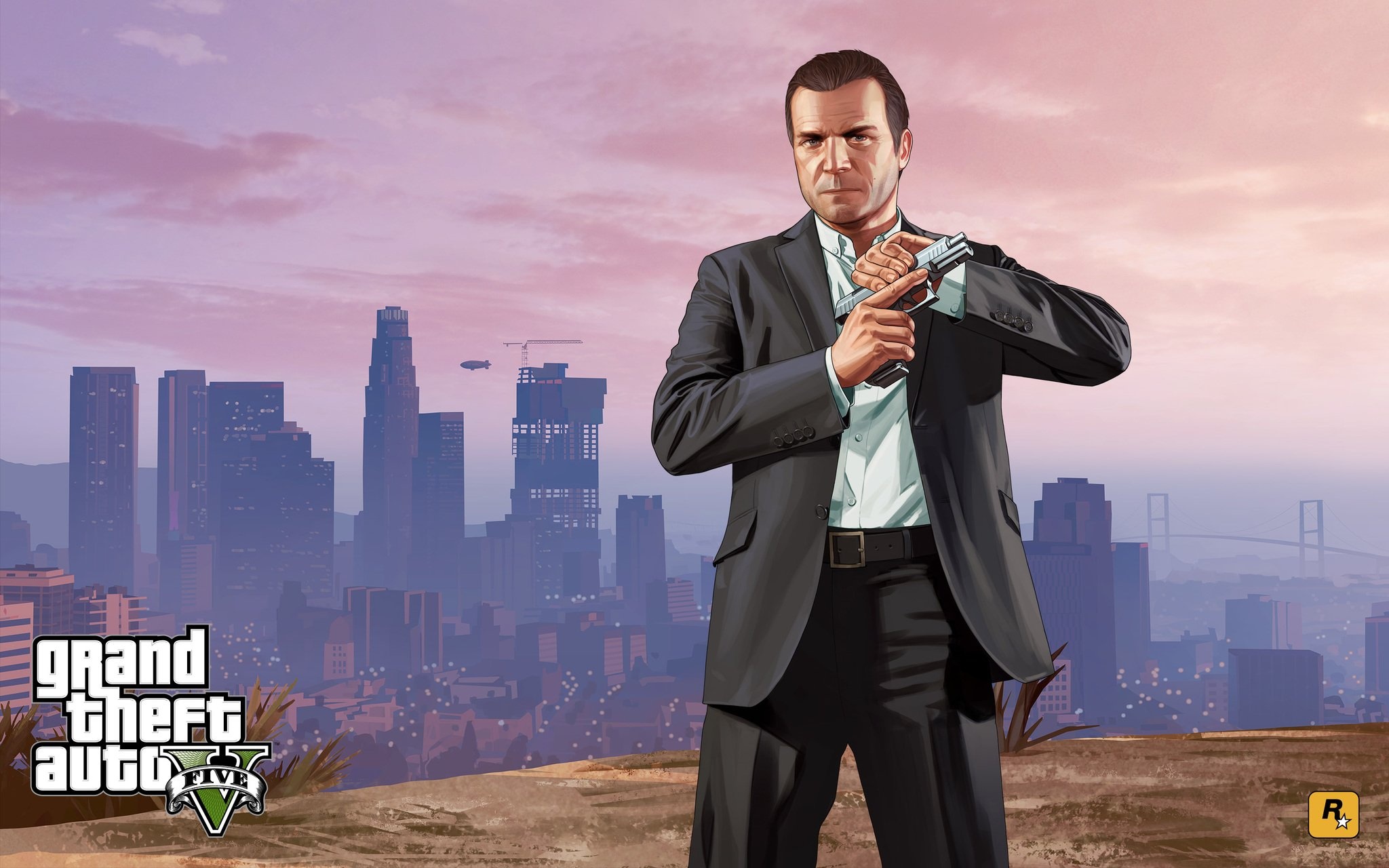 Michael De Santa, Grand Theft Auto Wallpaper, 2050x1280 HD Desktop
