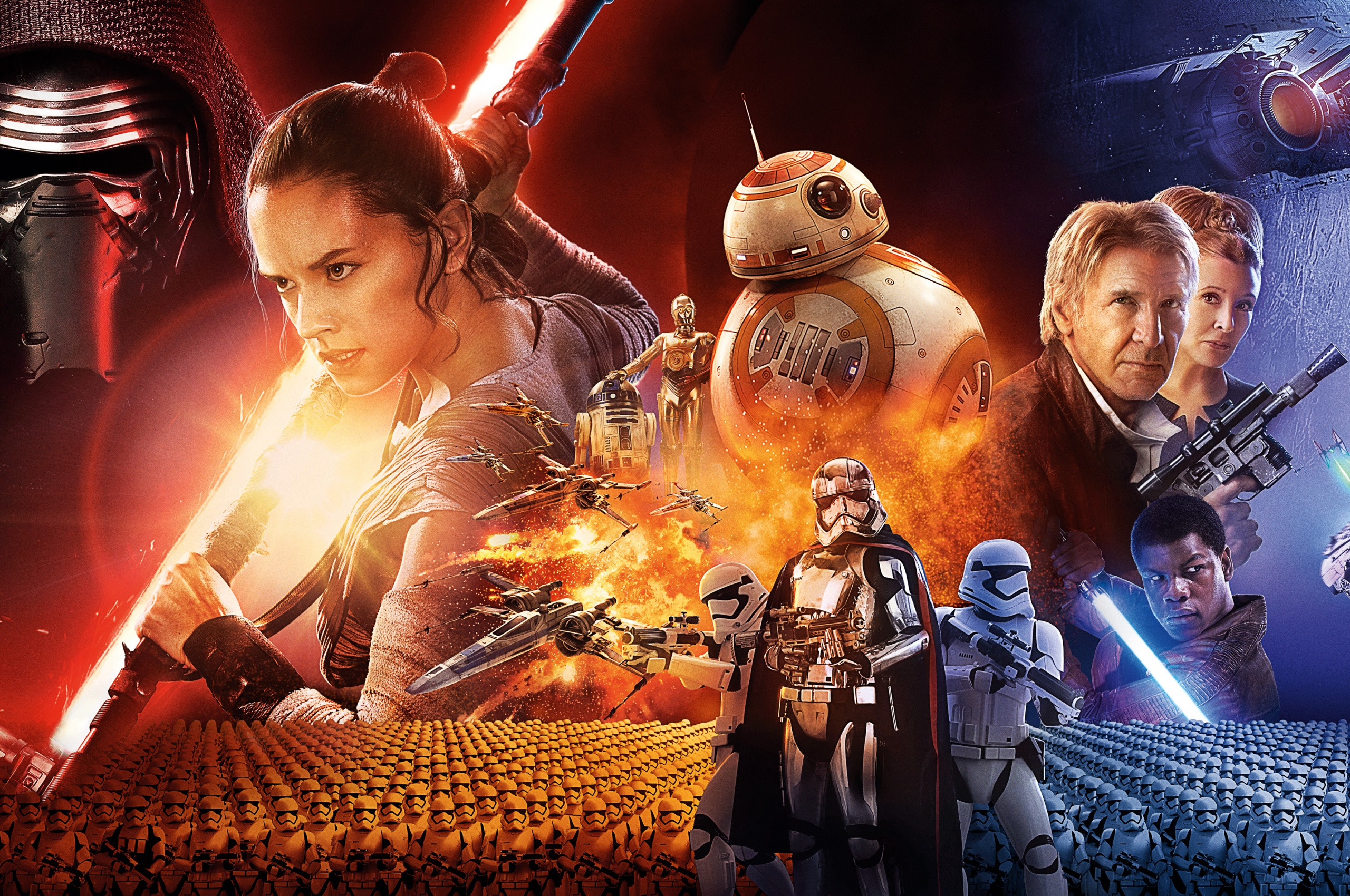 Free download, J.J. Abrams, Star Wars: The Force Awakens, Desktop wallpapers, 2560x1700 HD Desktop