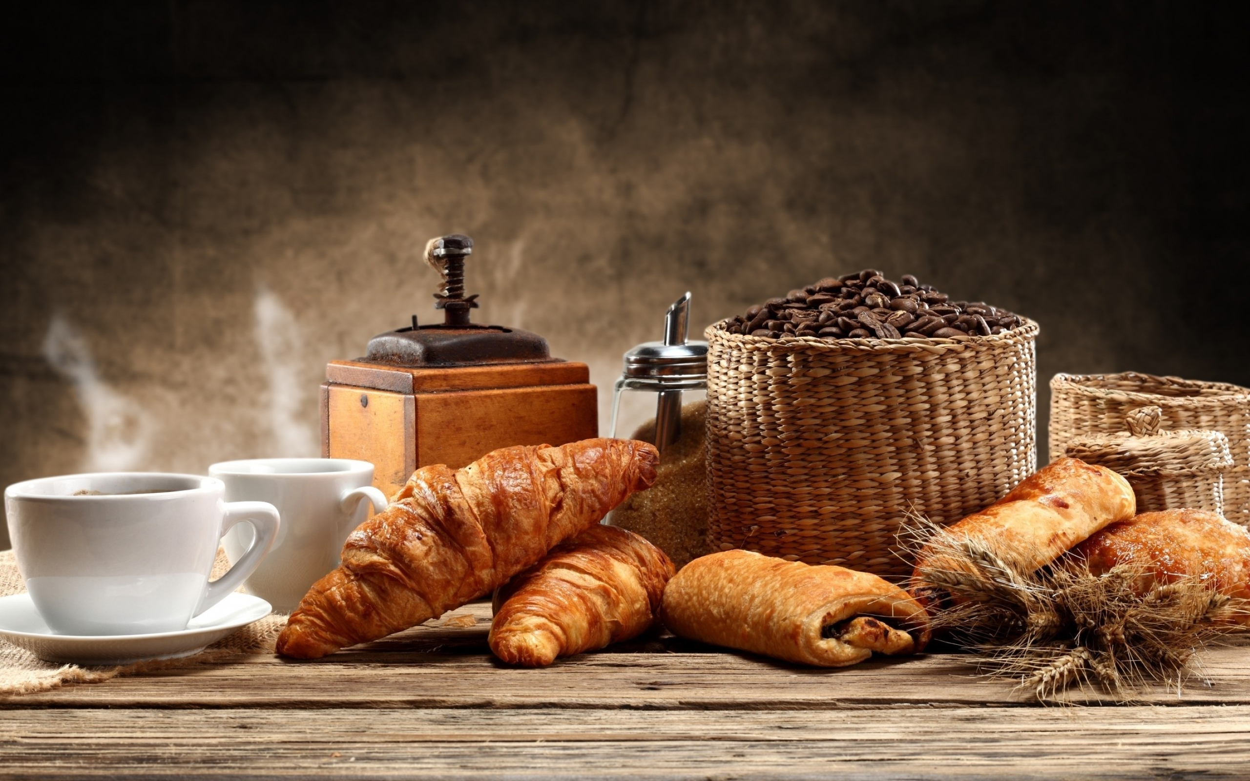 Croissant: A staple in the French bakery since the 1920s, Dish. 2560x1600 HD Wallpaper.