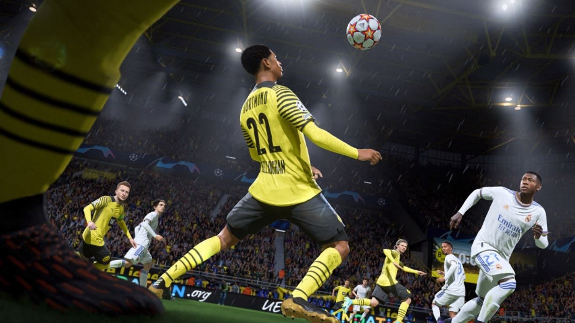 FIFA Soccer (Game): An upcoming football simulator, 2023, HyperMotion2. 1920x1080 Full HD Background.