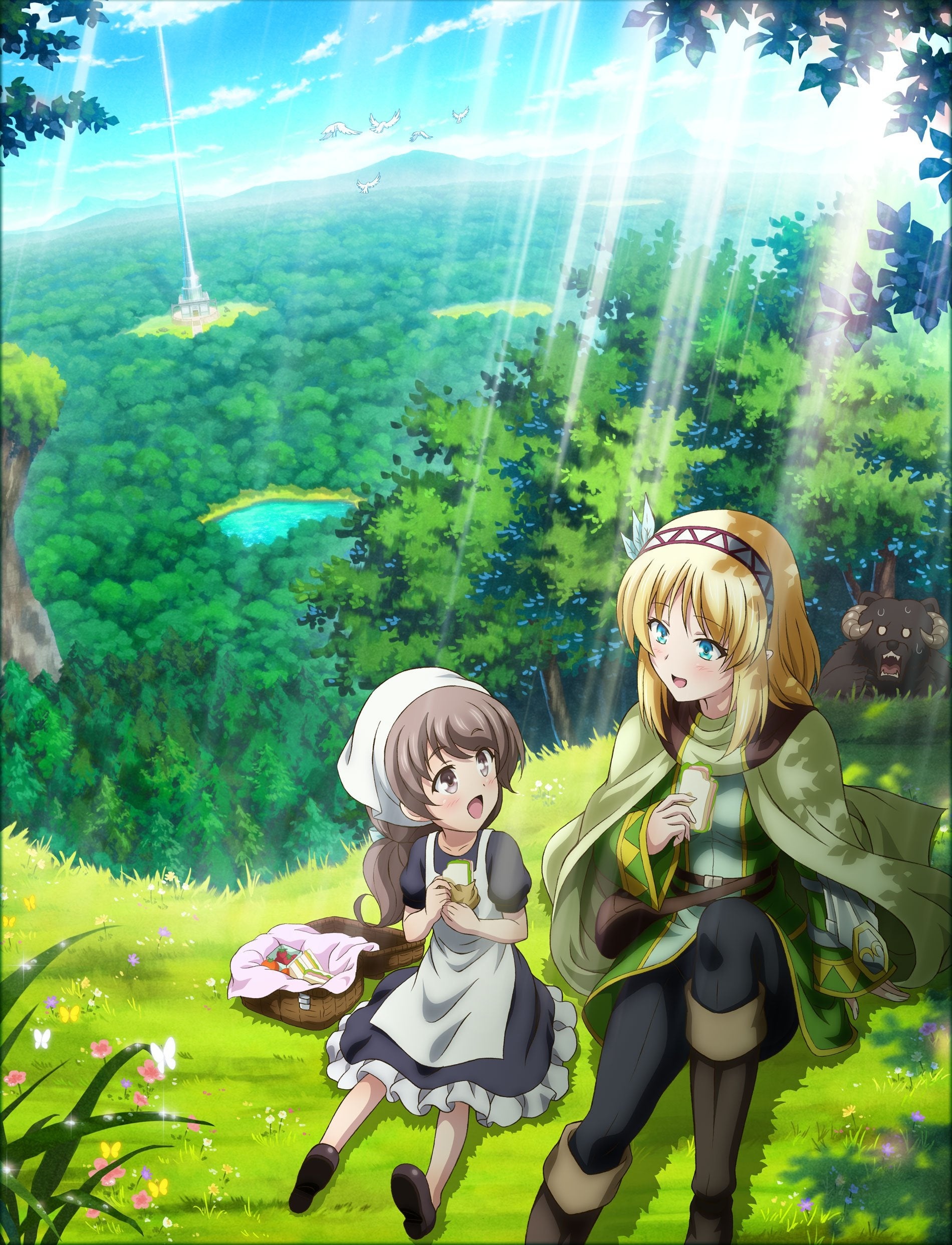Land of Leadale anime, Land of Leadale wiki, In the Land of Leadale, Anime, 1900x2490 HD Phone