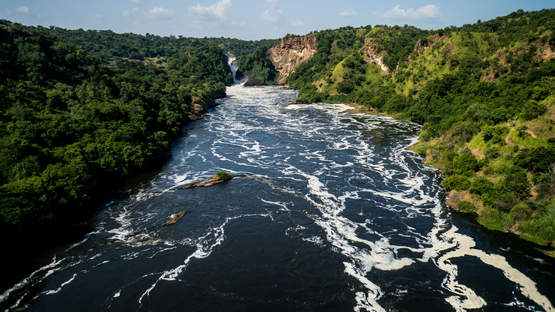 The Nile River, Jinja and the source of the Nile, Natural wonders, Scenic beauty, 1920x1080 Full HD Desktop