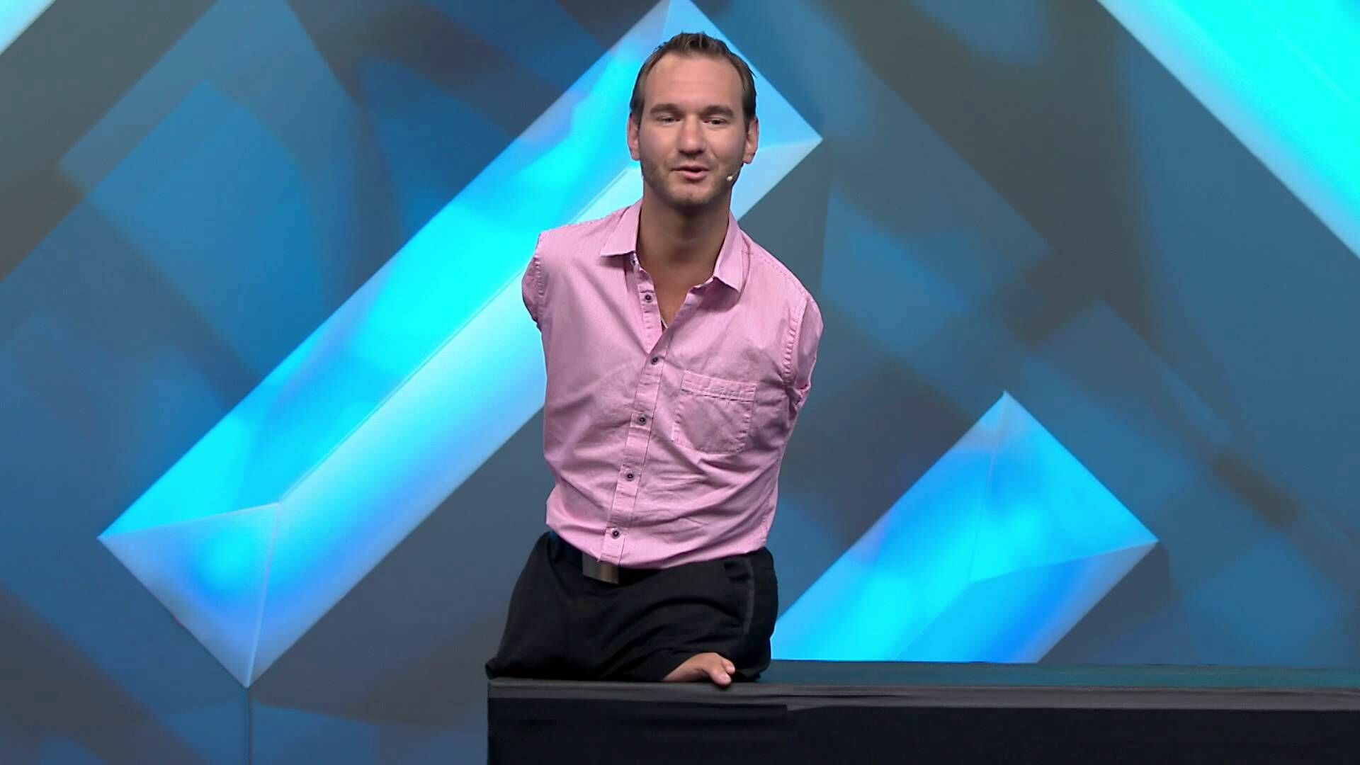 Nick Vujicic: The author of a book, Love Without Limits (2016), Inspirational people. 1920x1080 Full HD Background.