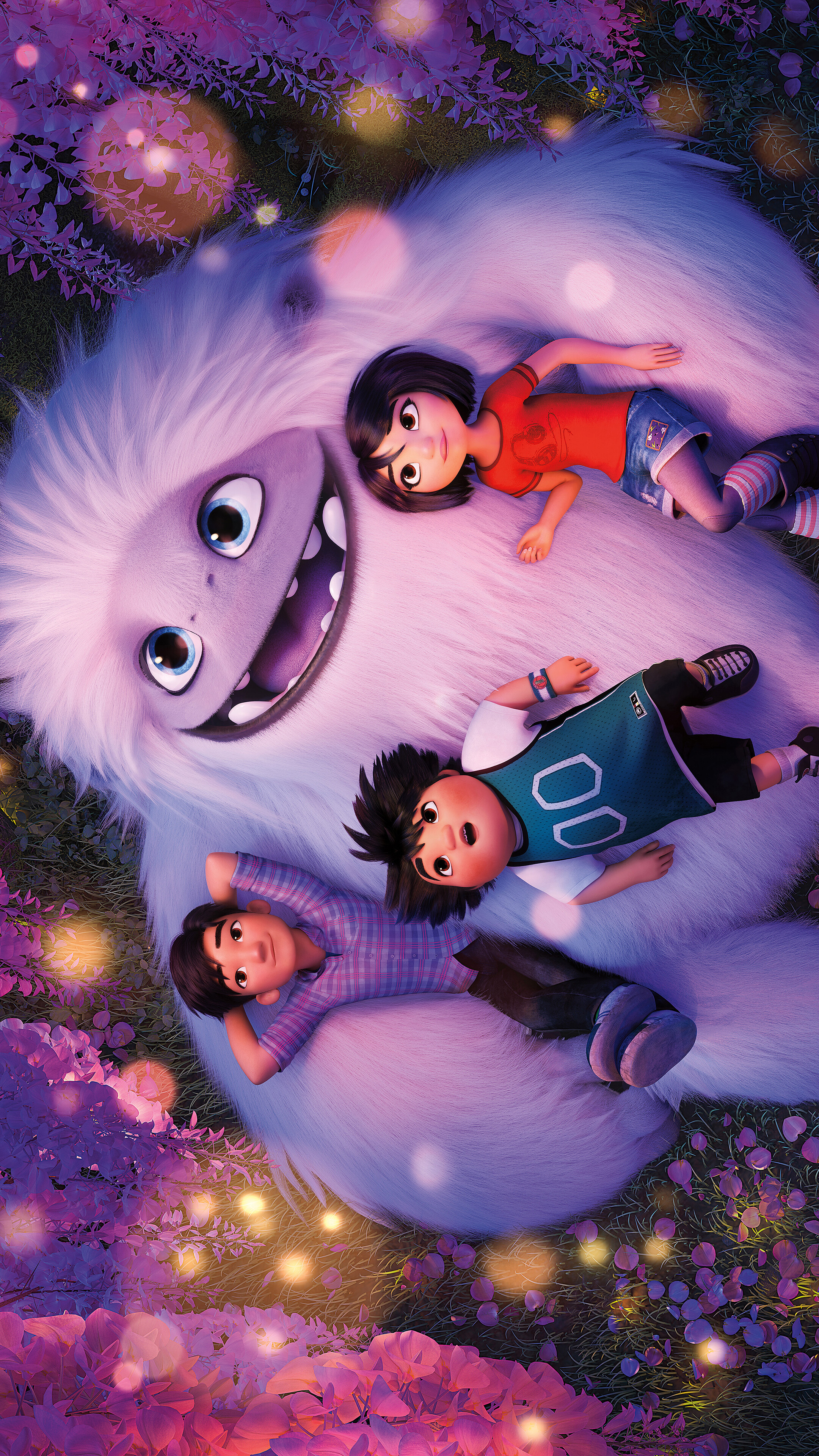 Abominable Movie, Snowman phone wallpaper, Zoey Cunningham, Animated film, 2160x3840 4K Phone