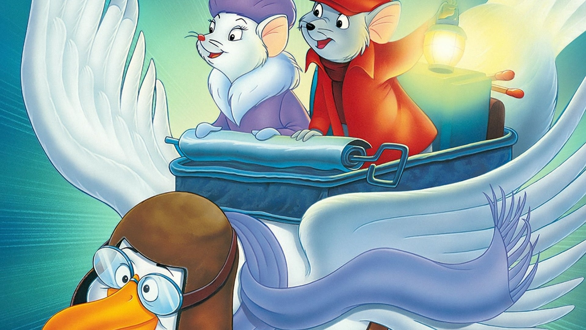 The Rescuers, Animated adventure, Brave protagonists, Heartwarming tale, 1920x1080 Full HD Desktop
