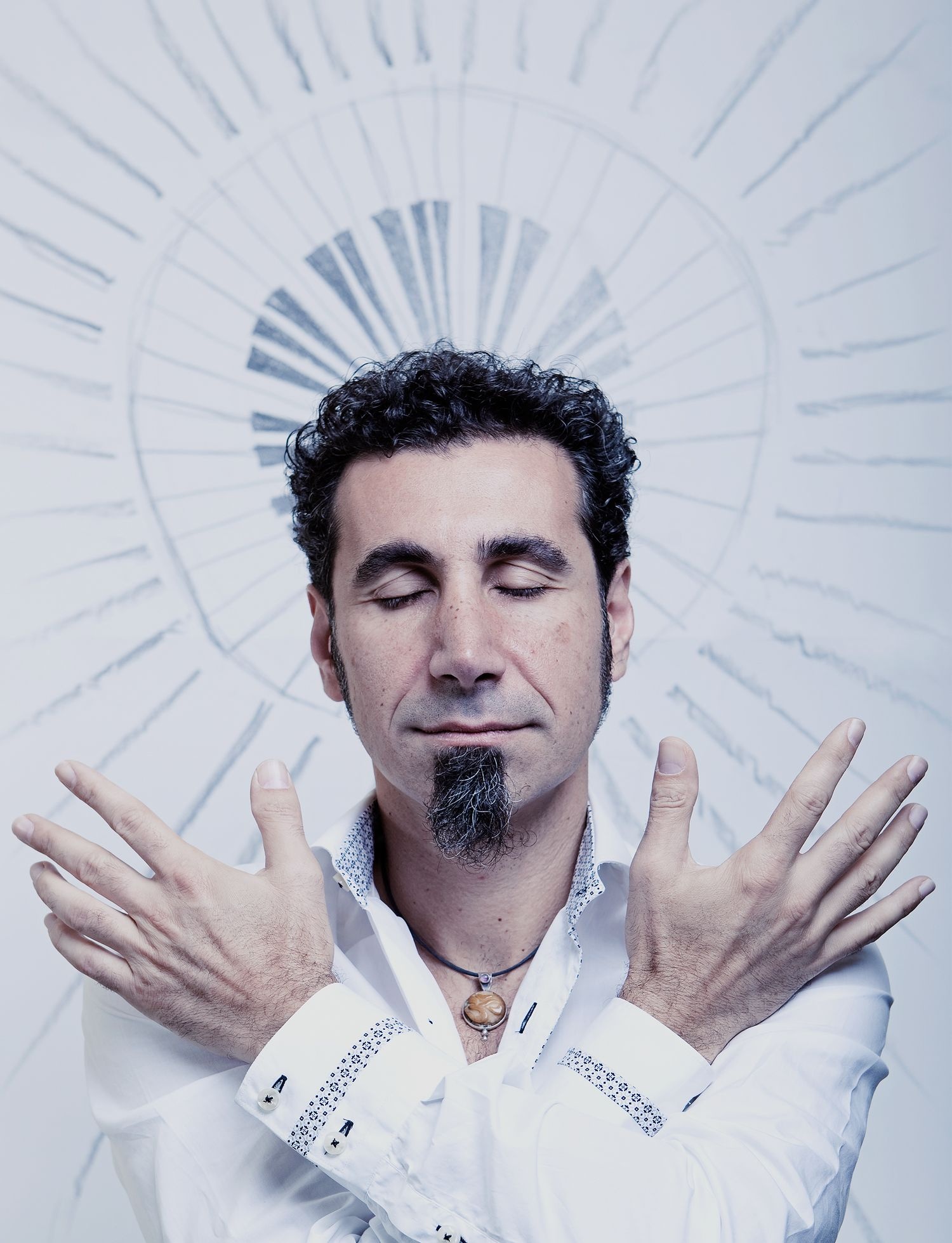 System of a Down: Tankian, A gentle persona completely at odds with his roaring stage presence. 1500x1960 HD Background.