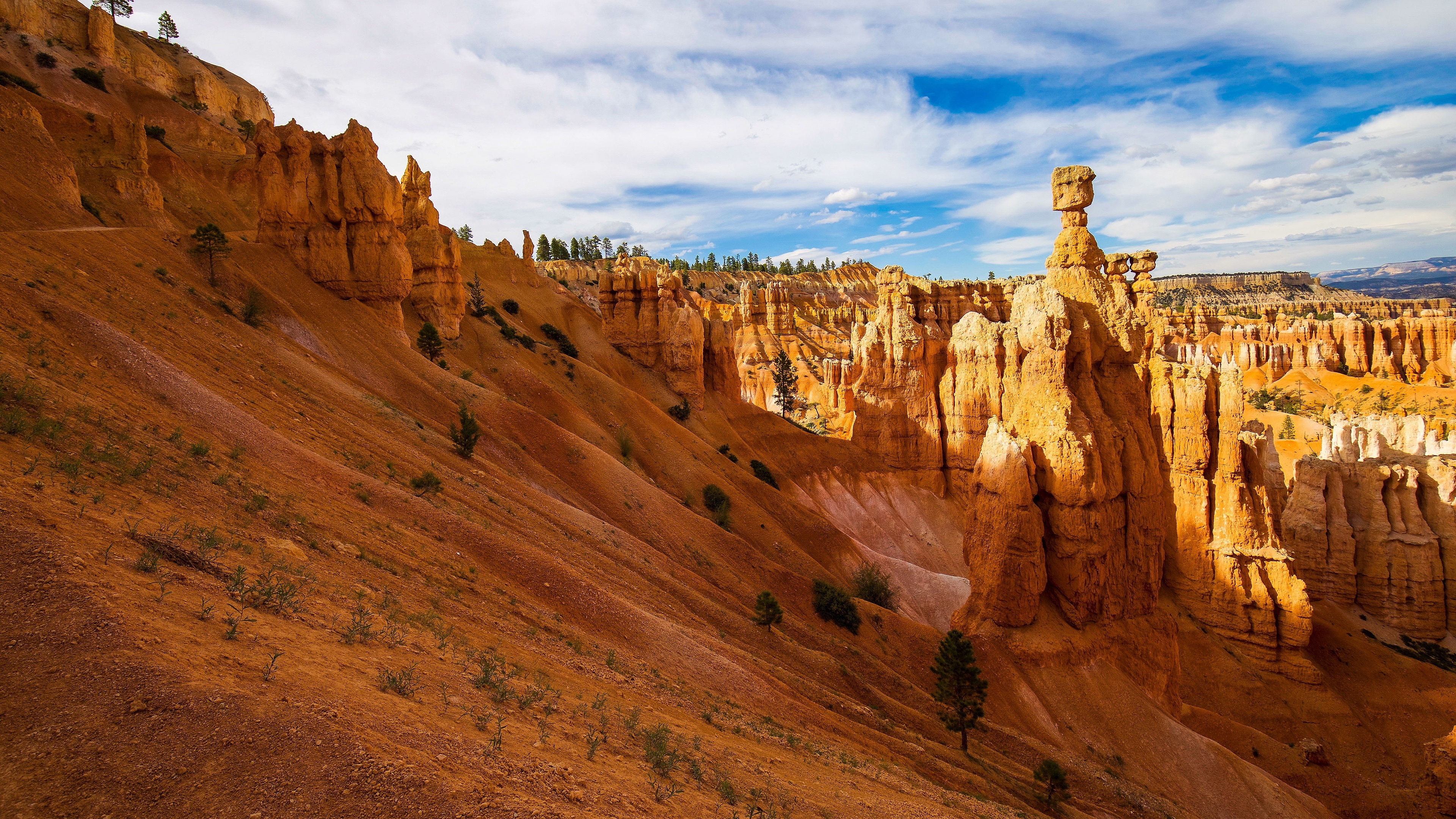 Bryce Canyon National Park, Wallpaper collection, Natural beauty, Scenic landscapes, 3840x2160 4K Desktop