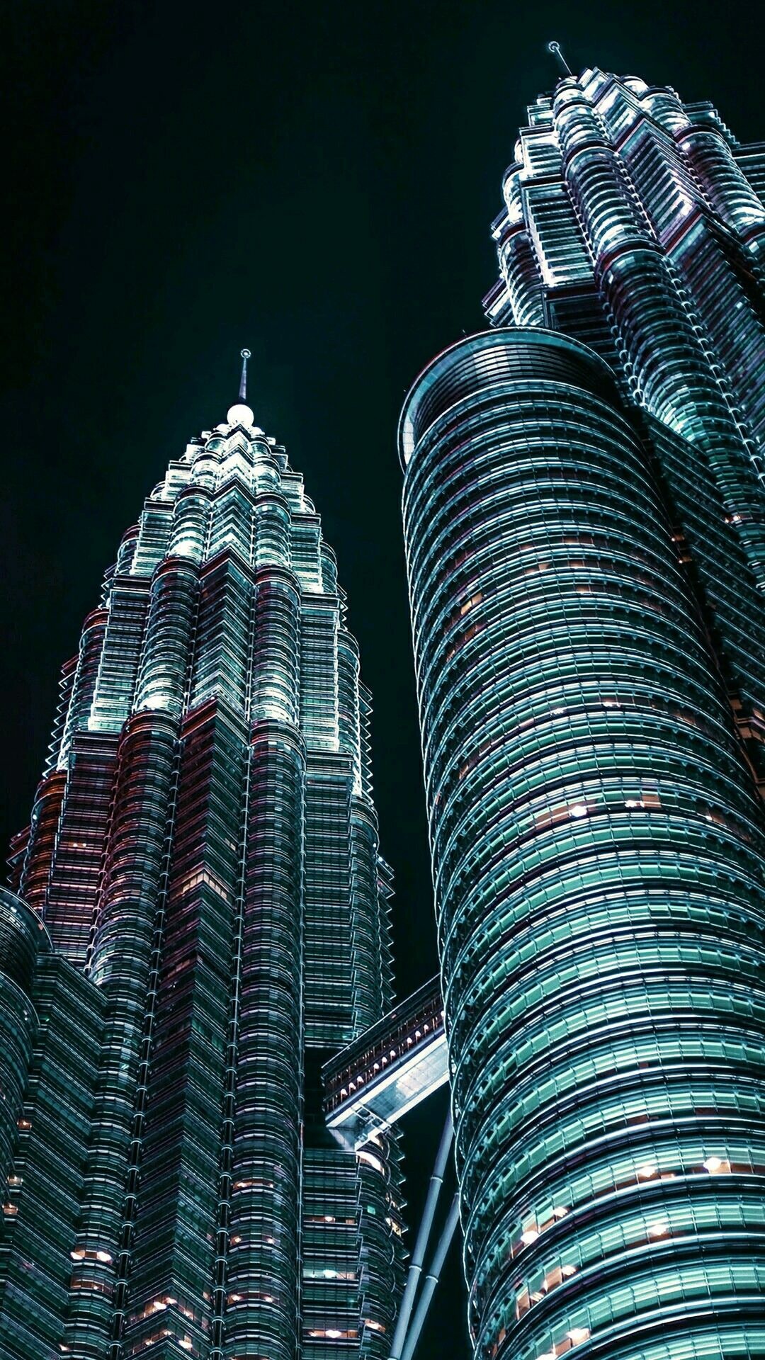 Petronas Twin Towers, Night view, Architecture wallpaper, Cityscape beauty, 1080x1920 Full HD Phone