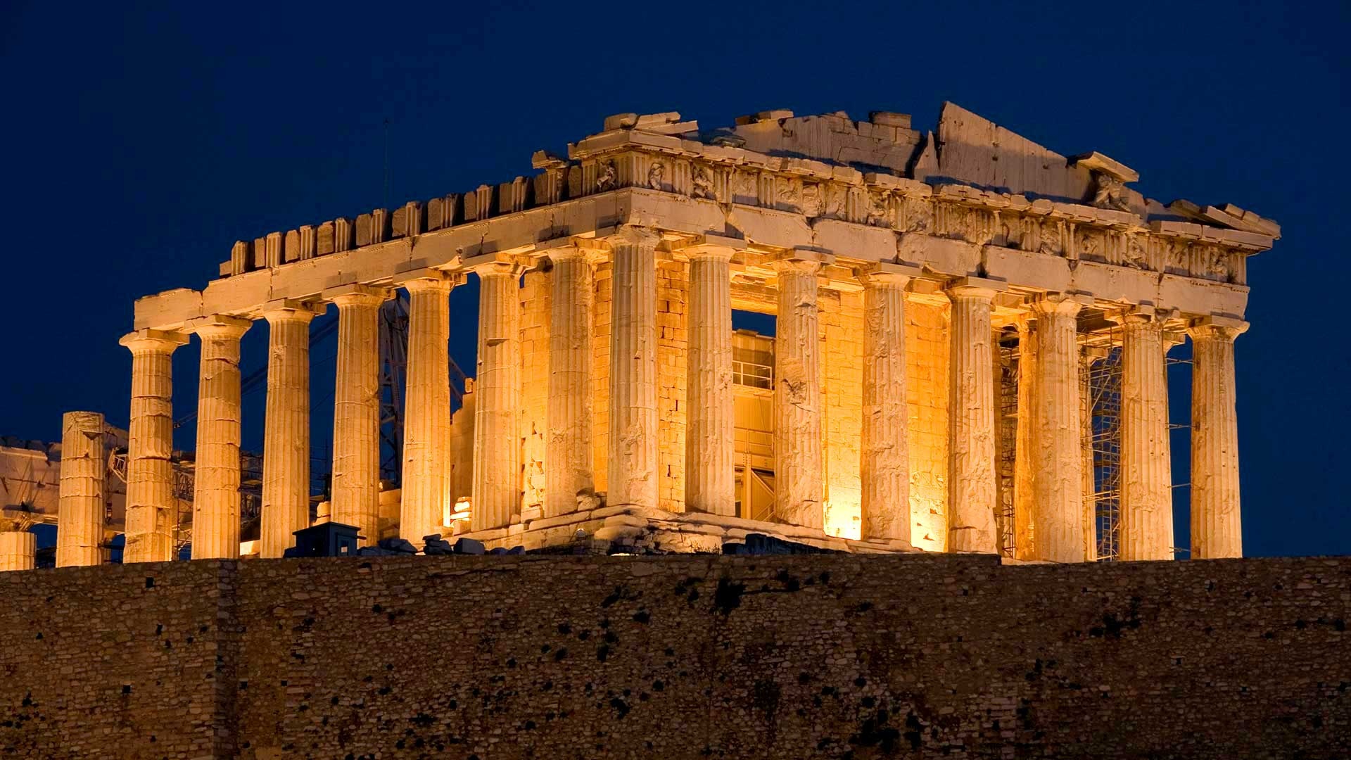 Acropolis of Athens, Majestic ruins, Iconic monument, Greek history, 1920x1080 Full HD Desktop