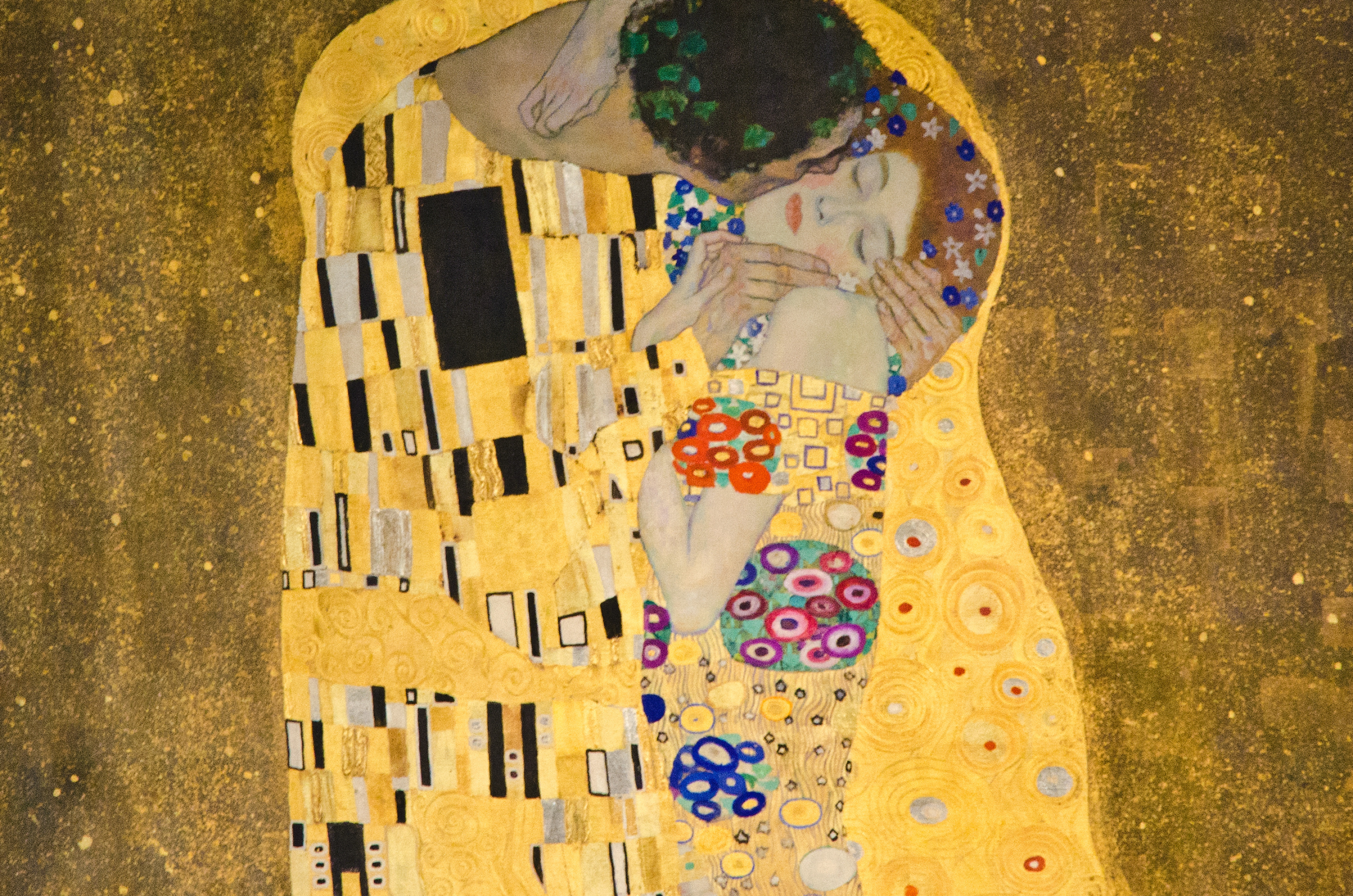Gustav Klimt, The Kiss story, Adrian Brijbassi, 3000x1990 HD Desktop