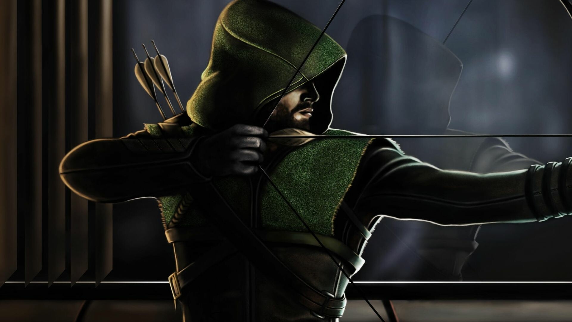 Green Arrow: Fictional character, The world's greatest archer. 1920x1080 Full HD Wallpaper.