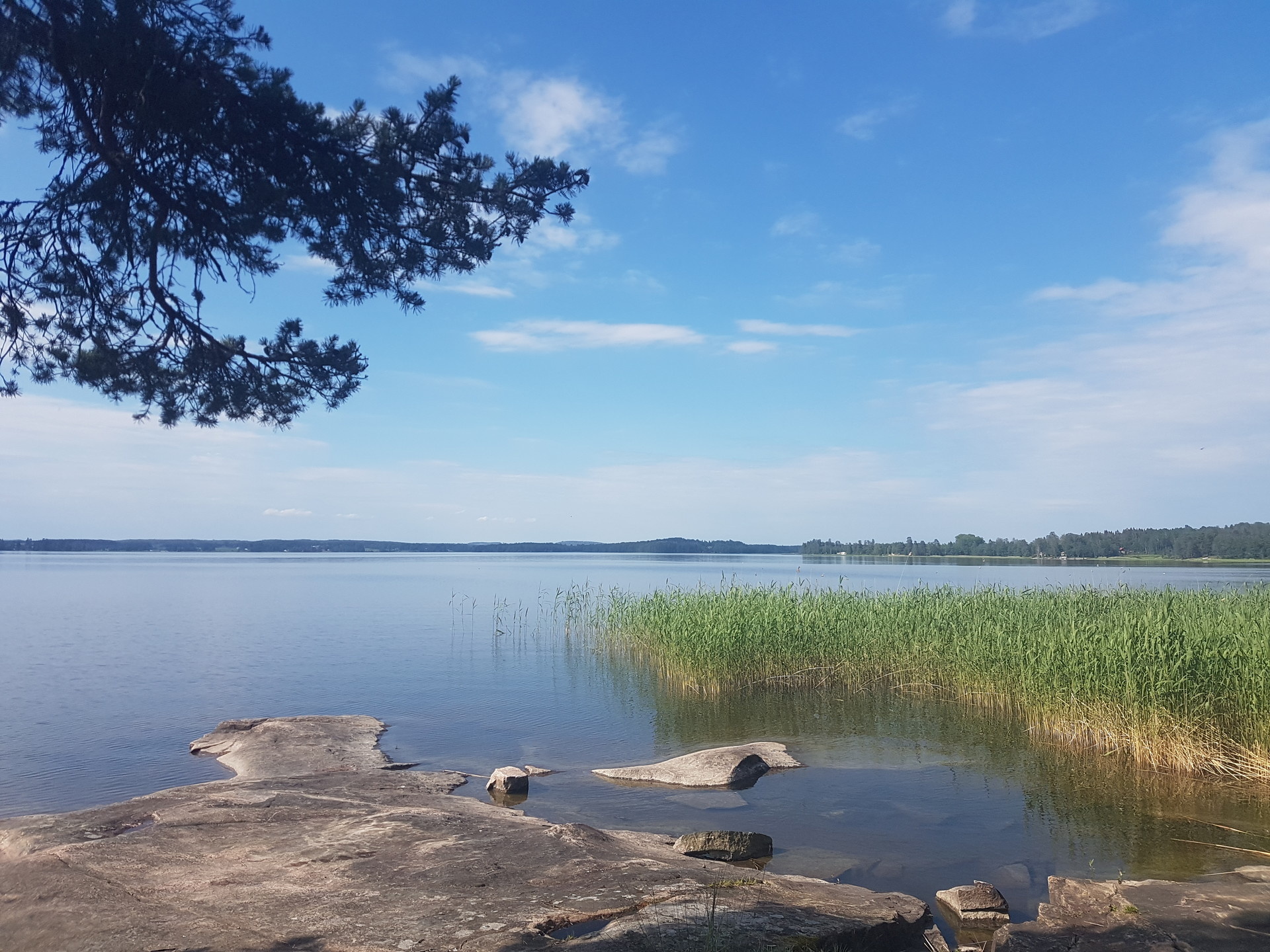 Vanern Lake, Karlstad, Late summer's day, Erasmus blog, 1920x1440 HD Desktop