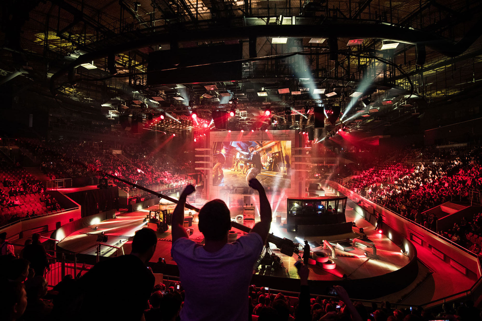 eSports: Counter-Strike: Global Offensive cyber sport event, Competitive combat gaming. 2000x1340 HD Background.