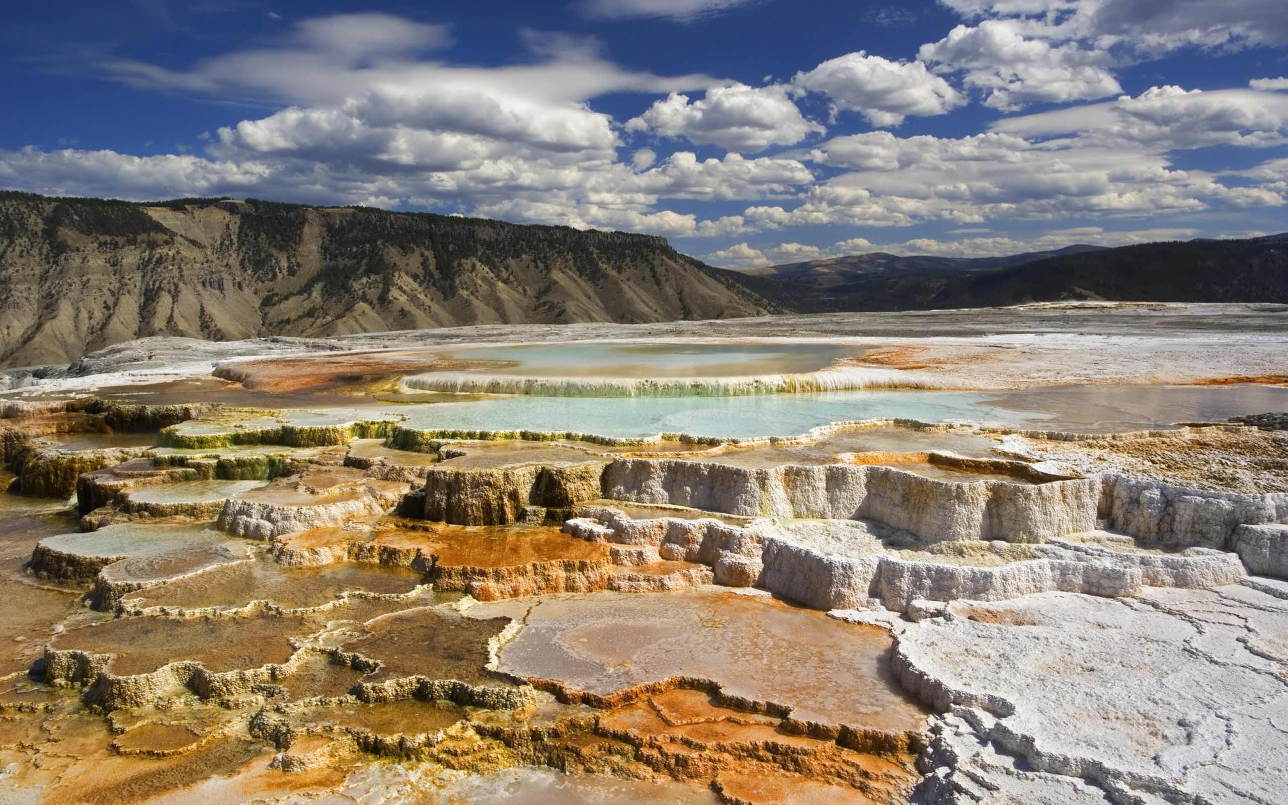 Dead Sea, Tranquil beauty, Salt formations, Reflections, 2560x1600 HD Desktop