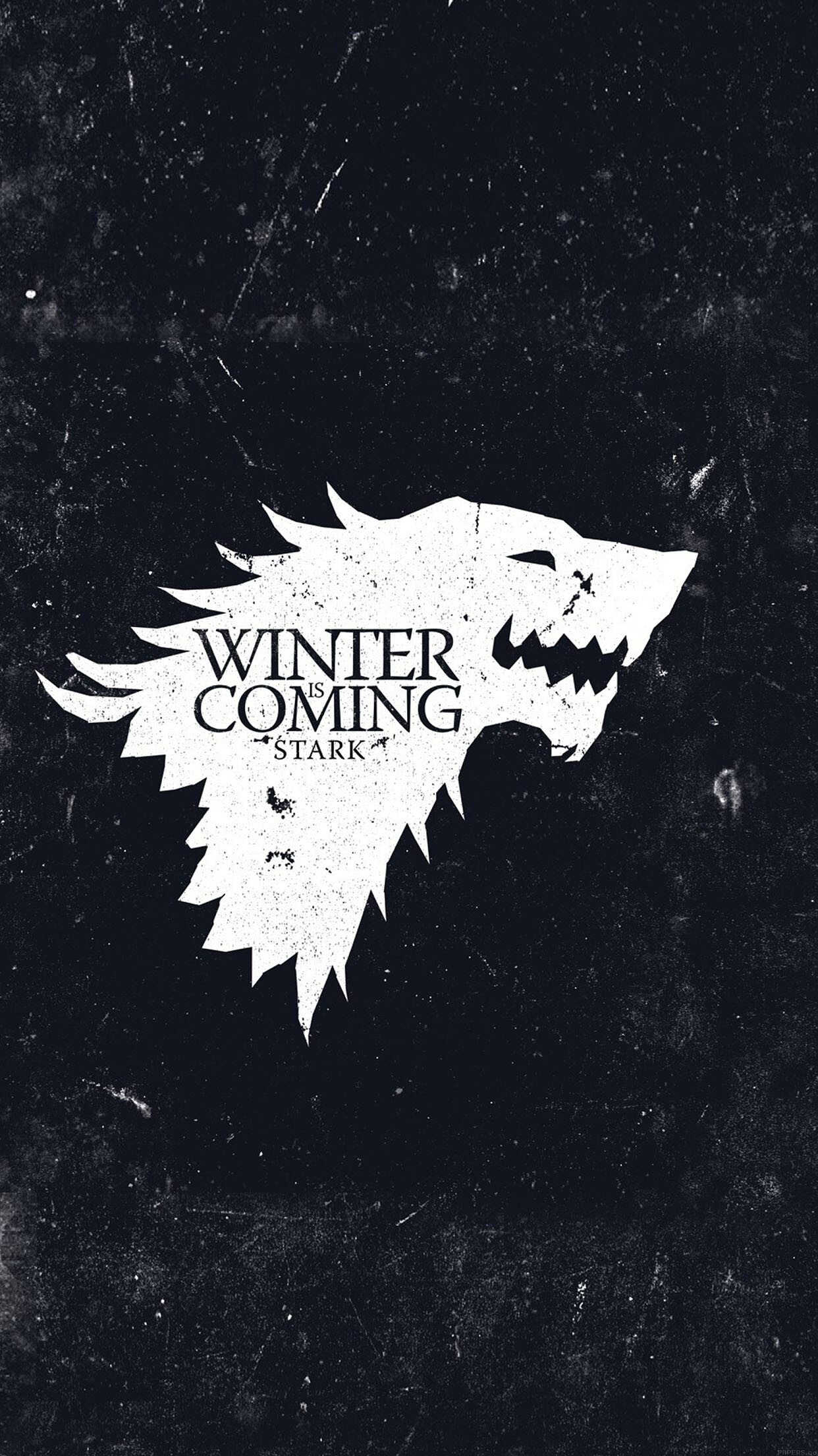 Game of Thrones: Winter is coming, House Stark, A Song of Ice and Fire. 1250x2210 HD Background.