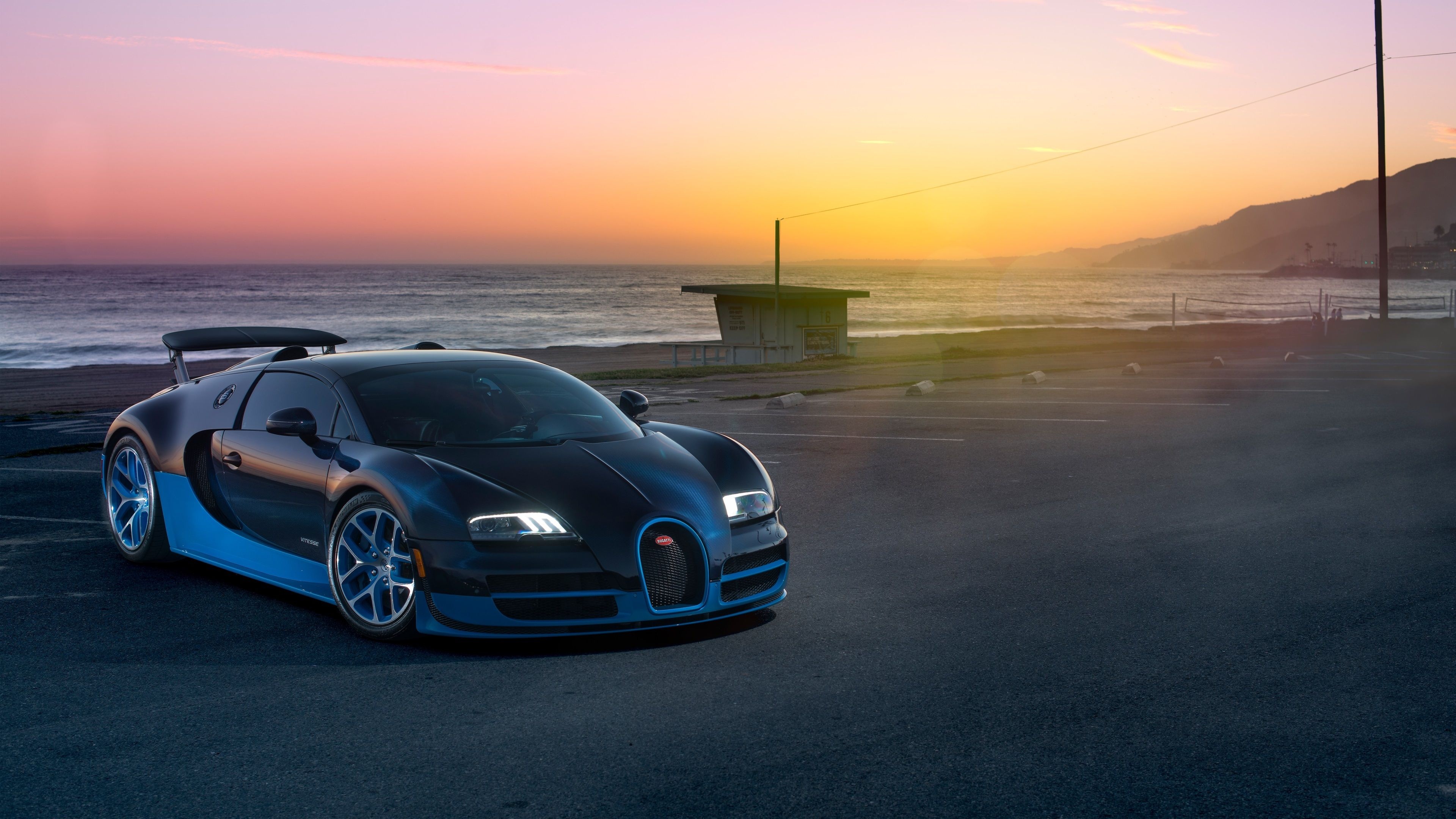 Bugatti Veyron, 4K computer wallpaper, Speed and power, Bugatti excellence, 3840x2160 4K Desktop