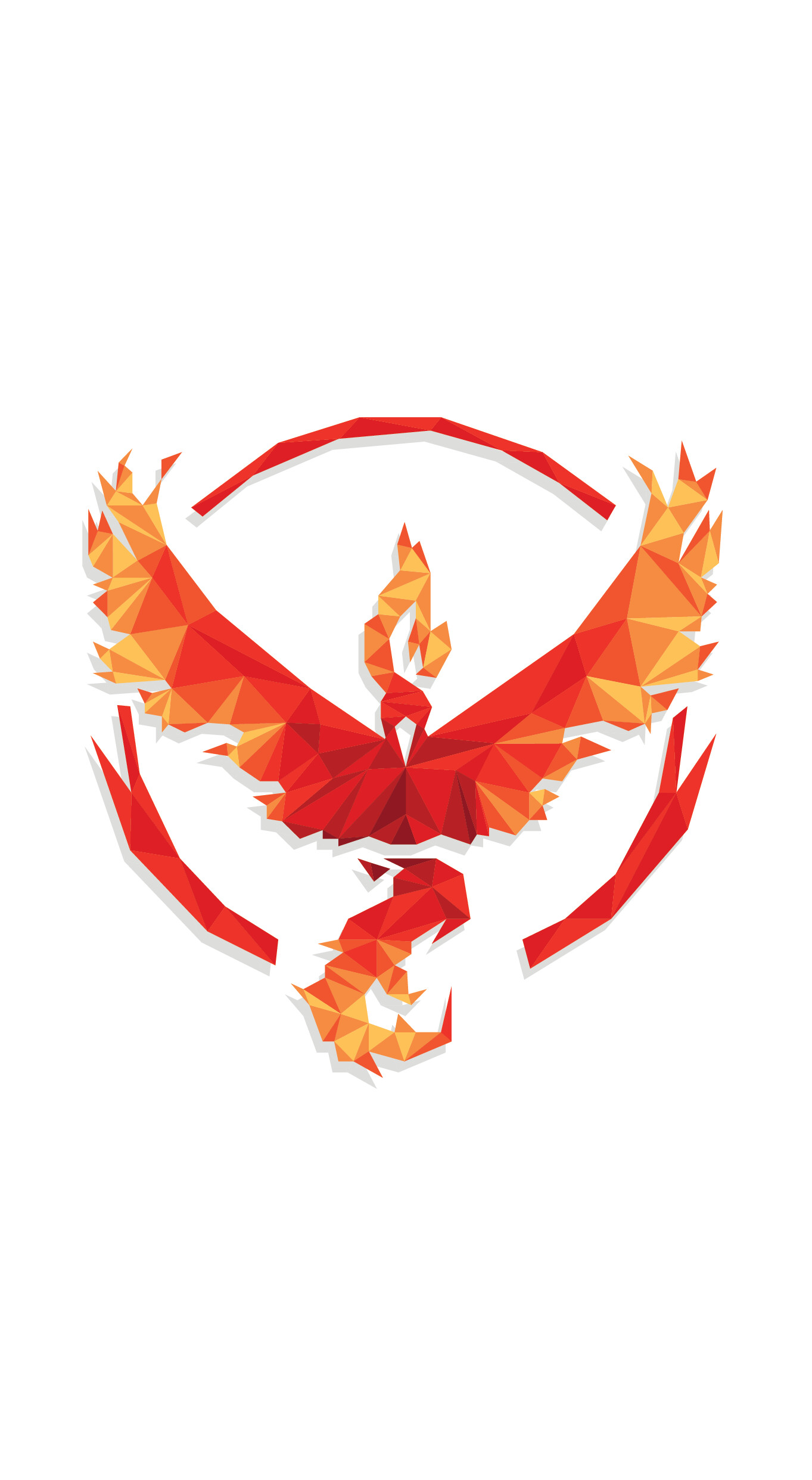 Geometric Animal: Pokemon phoenix tattoo, Art movement that utilized regular shapes. 1370x2490 HD Wallpaper.