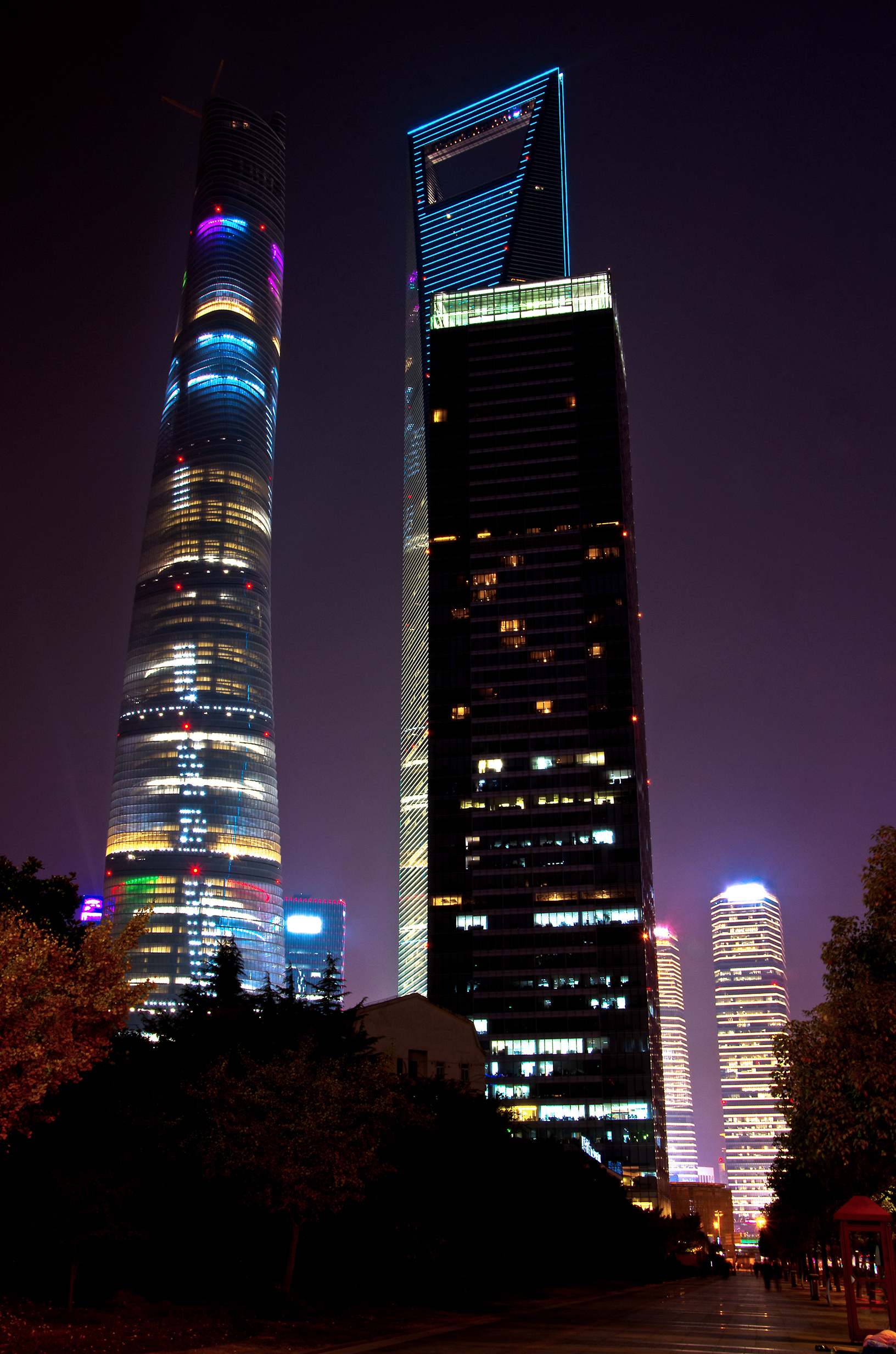 Jin Mao Tower, Shanghai skyline, Spectacular views, Tallest building, 1640x2470 HD Phone