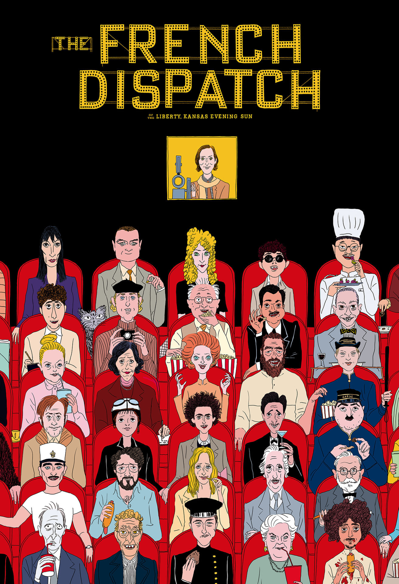 The French Dispatch, Reviews Metacritic, Wes Anderson, Movie, 1320x1930 HD Handy